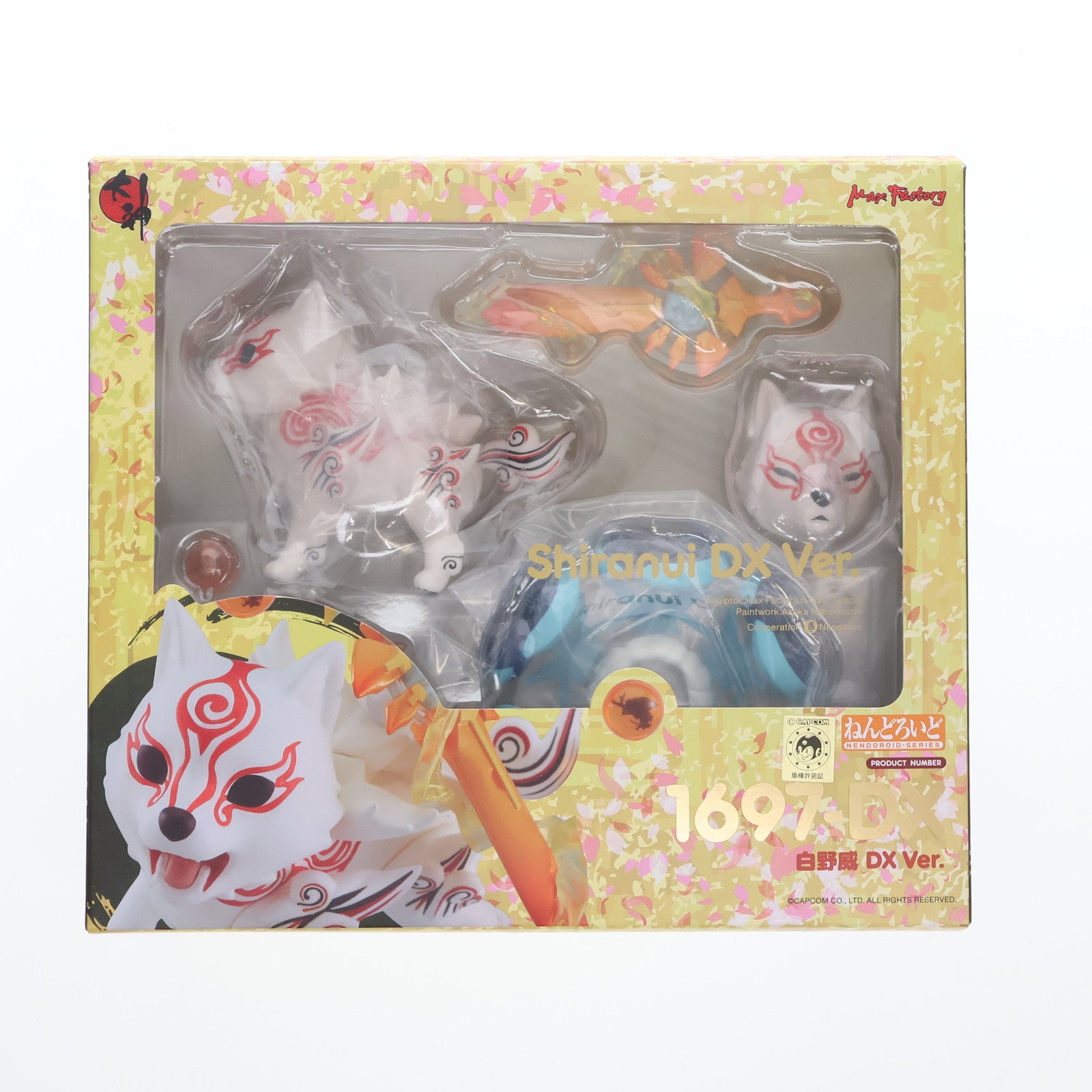 【中古即納】[FIG] GOODSMILE ONLINE SHOP購入特典付属 ねんどろいど 1697-DX 白野威(しらぬい) DX Ver. 大神(おおかみ) 完成品 可動フィギュア マックスファクトリー(20220611)