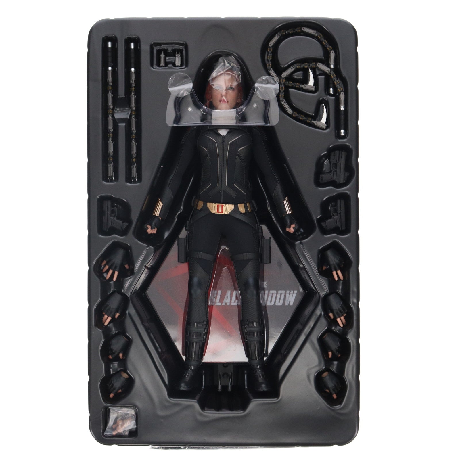 【中古即納】[FIG] ムービー・マスターピース ブラック・ウィドウ 1/6 完成品 可動フィギュア(MM#603) ホットトイズ(20221126)