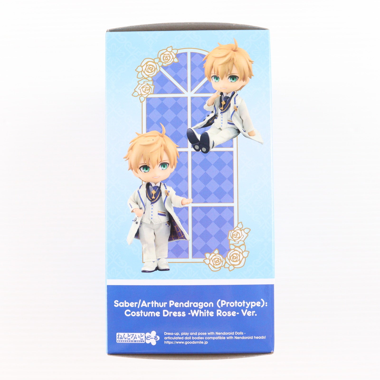 【中古即納】[FIG] ねんどろいどどーる セイバー/アーサー・ペンドラゴン〔プロトタイプ〕霊衣開放-ホワイトローズ- Ver. Fate/Grand Order(フェイト/グランドオーダー) 完成品 可動フィギュア オランジュ・ルージュ(20221222)