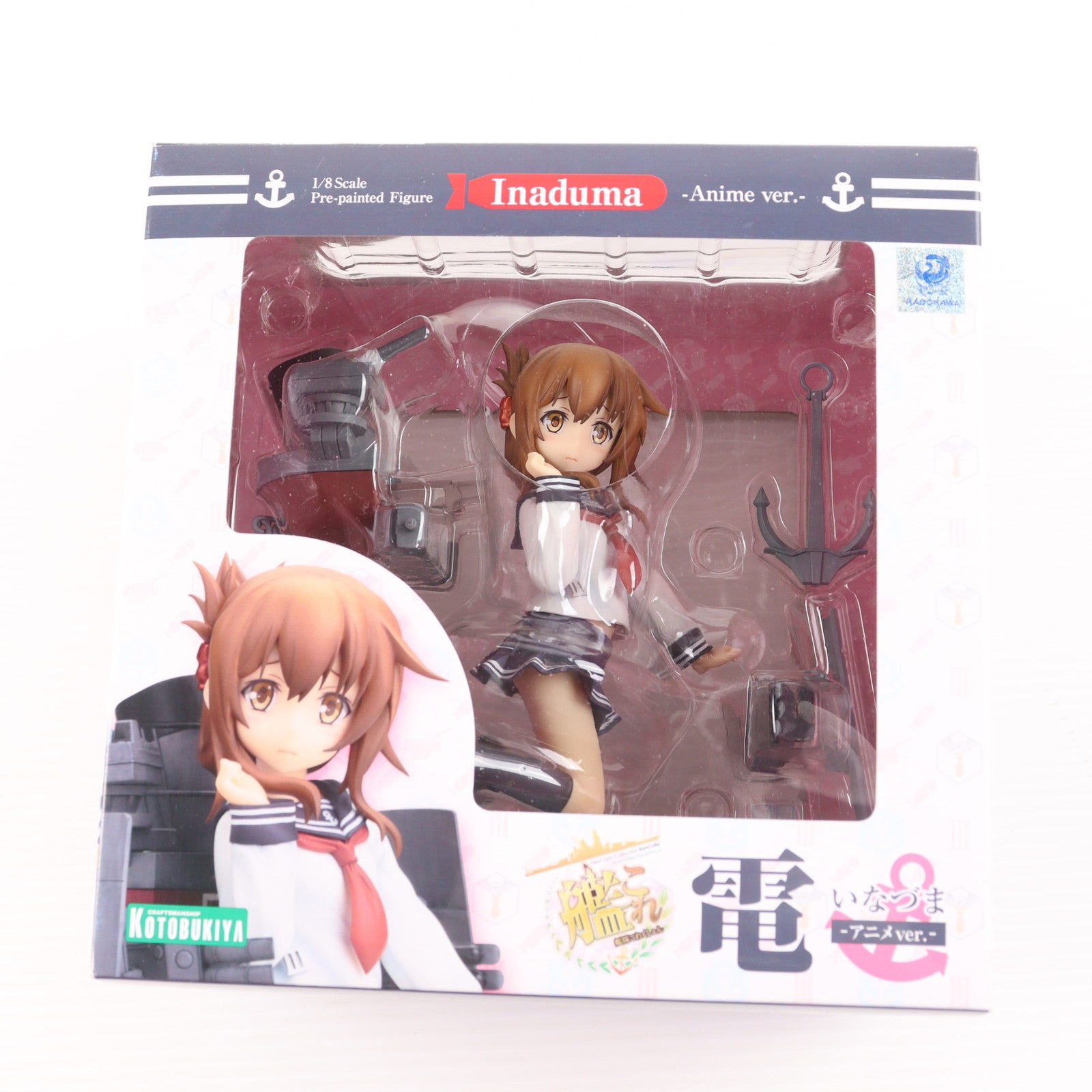 【中古即納】[FIG] 電(いなづま) -アニメver.- 艦隊これくしょん -艦これ- 1/8 完成品 フィギュア(PP592) コトブキヤ(20161013)
