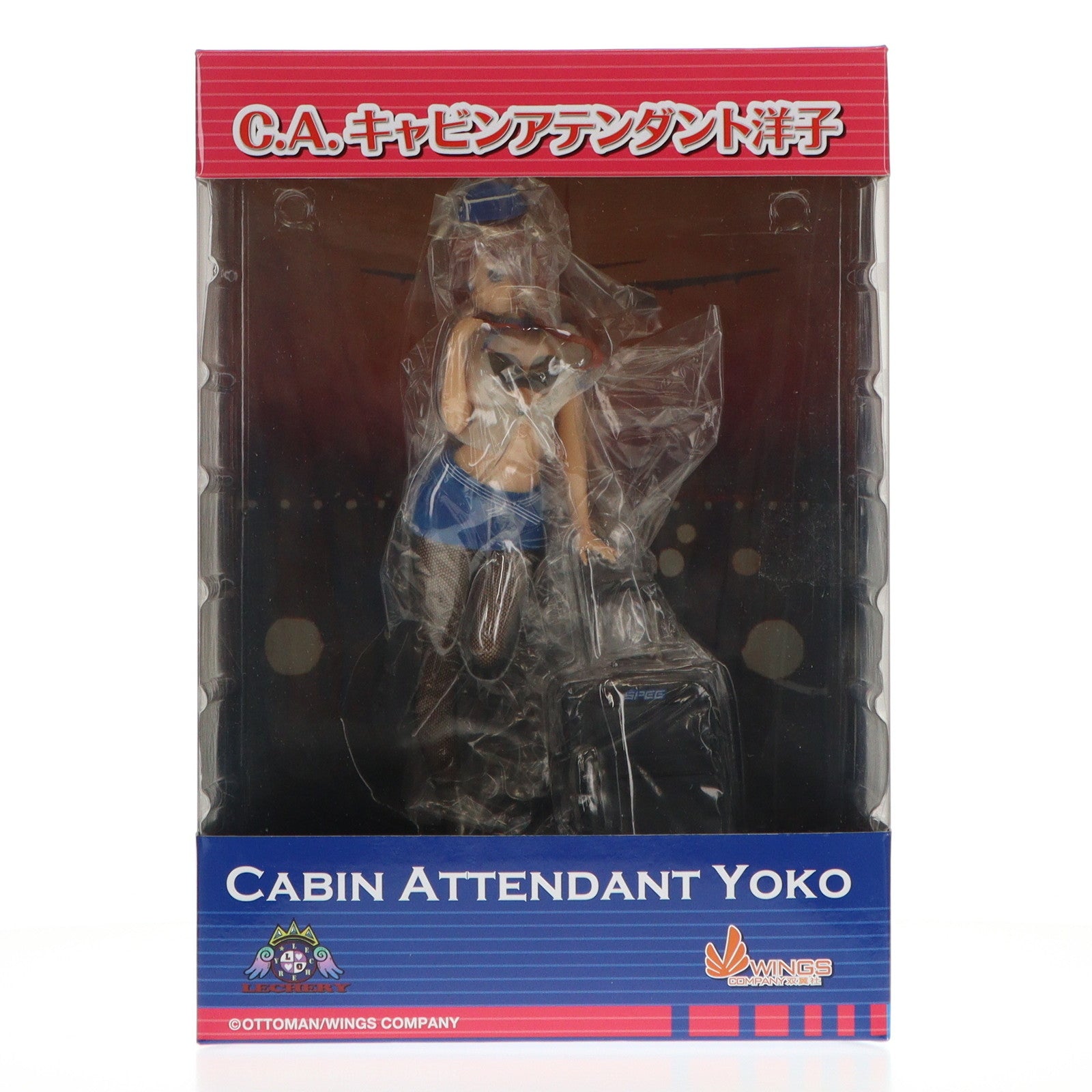 【中古即納】[FIG] トワイライトフィギュアvol.01 C.A キャビンアテンダント洋子 ブルーエアライン 1/7完成品 フィギュア レチェリー(20130428)