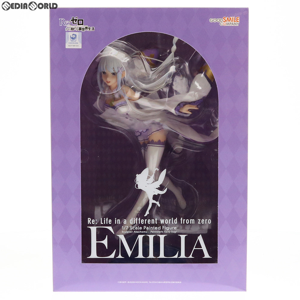 【中古即納】[FIG] エミリア Re:ゼロから始める異世界生活 1/7 完成品 フィギュア グッドスマイルカンパニー(20190609)