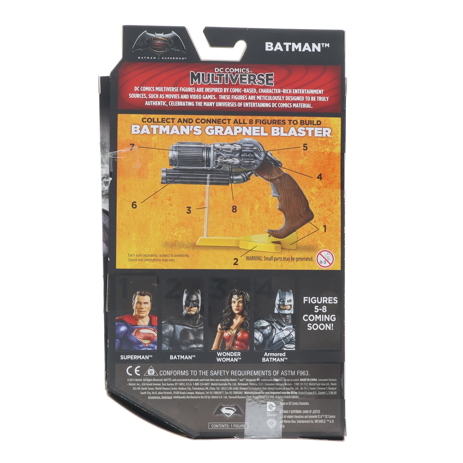 【中古即納】[FIG] マルチバース バットマン バットマン VS スーパーマン ジャスティスの誕生 完成品 6インチアクションフィギュア マテル(20160331)