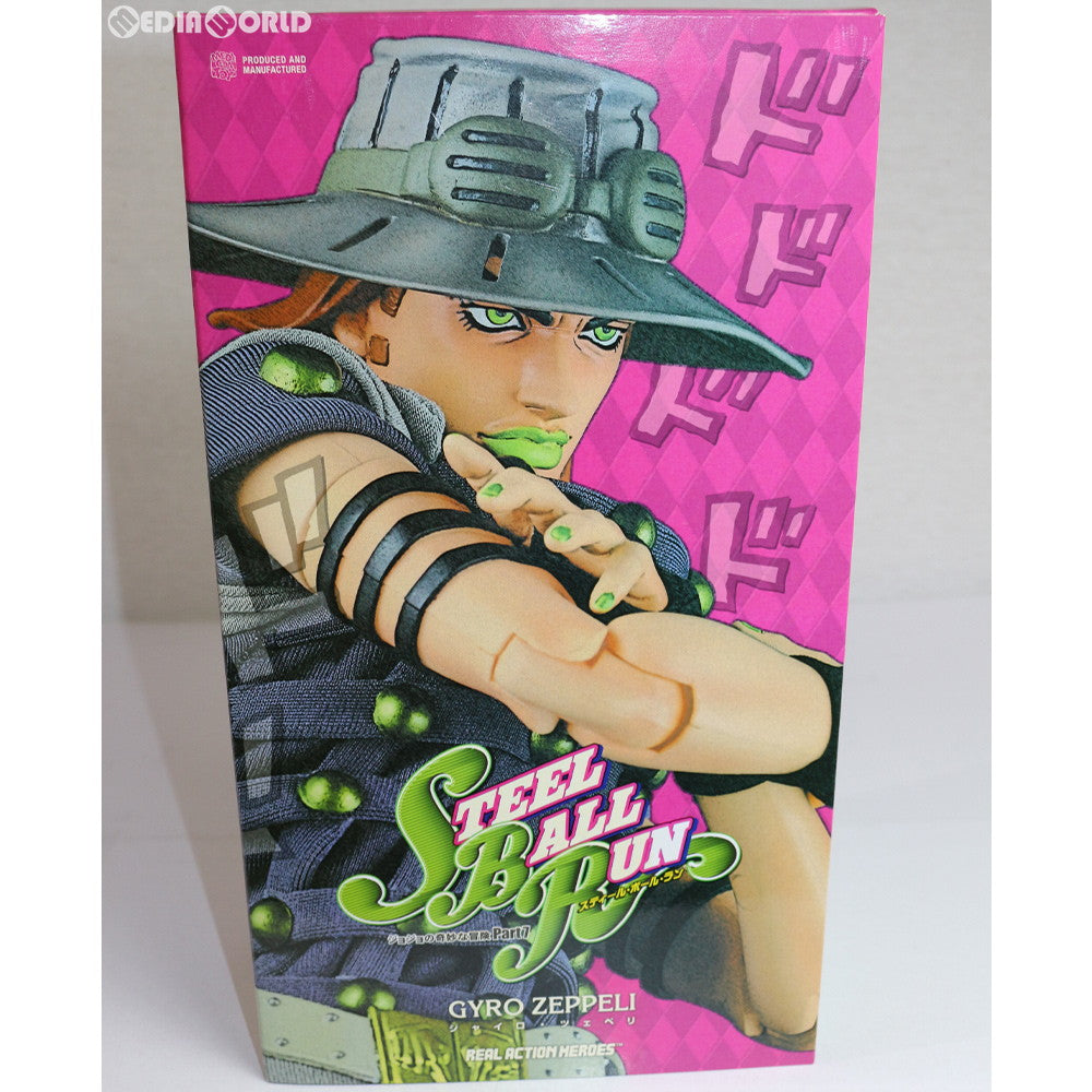 【中古即納】[FIG] リアルアクションヒーローズ No.429 RAH ジャイロ・ツェペリ ジョジョの奇妙な冒険 第七部 スティール・ボール・ラン 完成品 可動フィギュア メディコム・トイ(20101026)