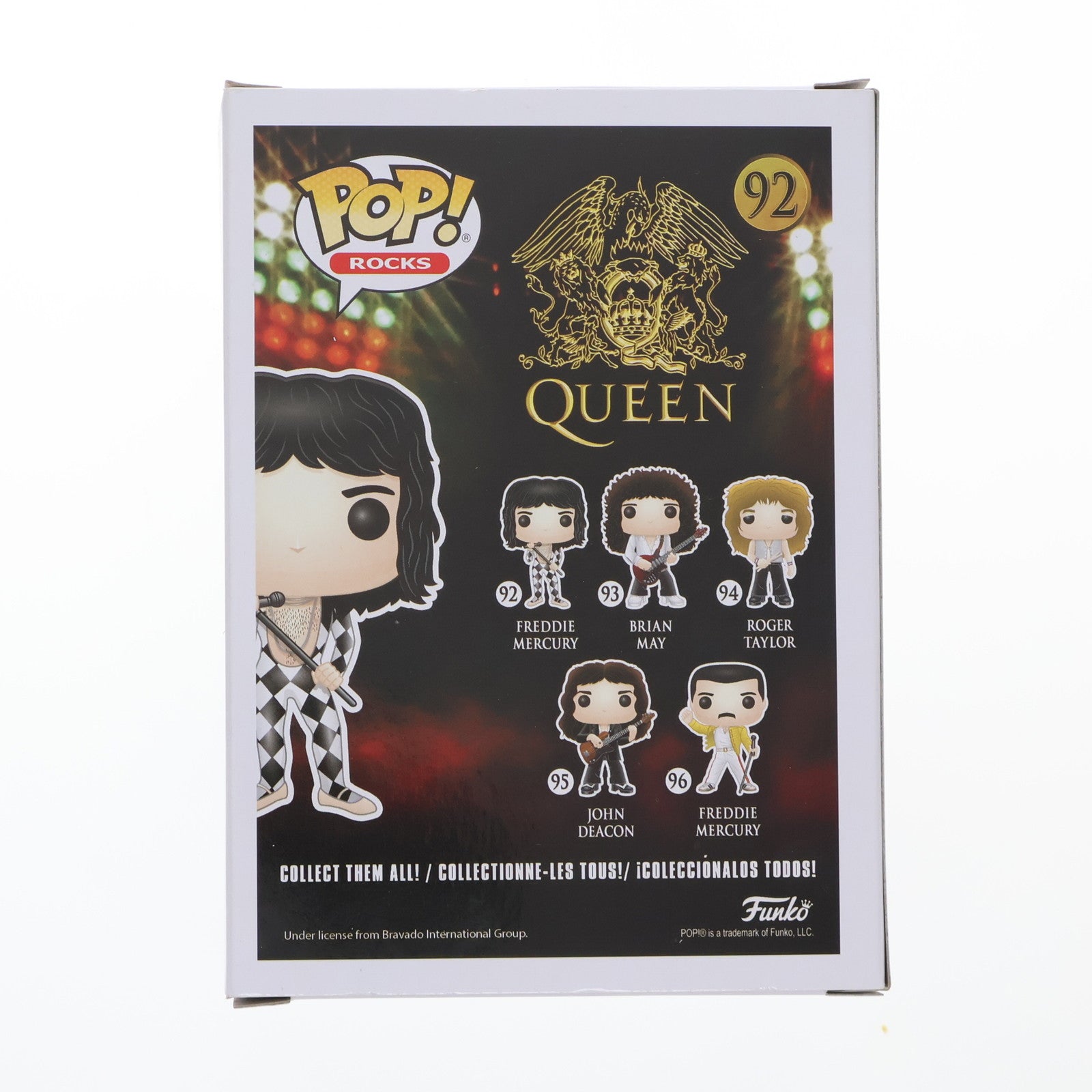 【中古即納】[SFT] POP! Rocks Series #92 Freddie Mercury-フレディ・マーキュリー- QUEEN(クイーン) 完成品 ソフビフィギュア FUNKO(ファンコ)(20181225)