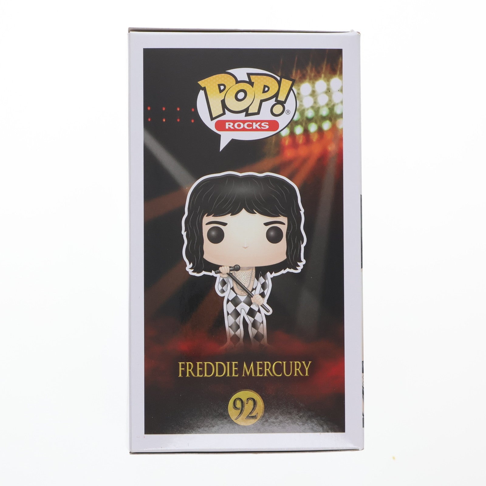 【中古即納】[SFT] POP! Rocks Series #92 Freddie Mercury-フレディ・マーキュリー- QUEEN(クイーン) 完成品 ソフビフィギュア FUNKO(ファンコ)(20181225)