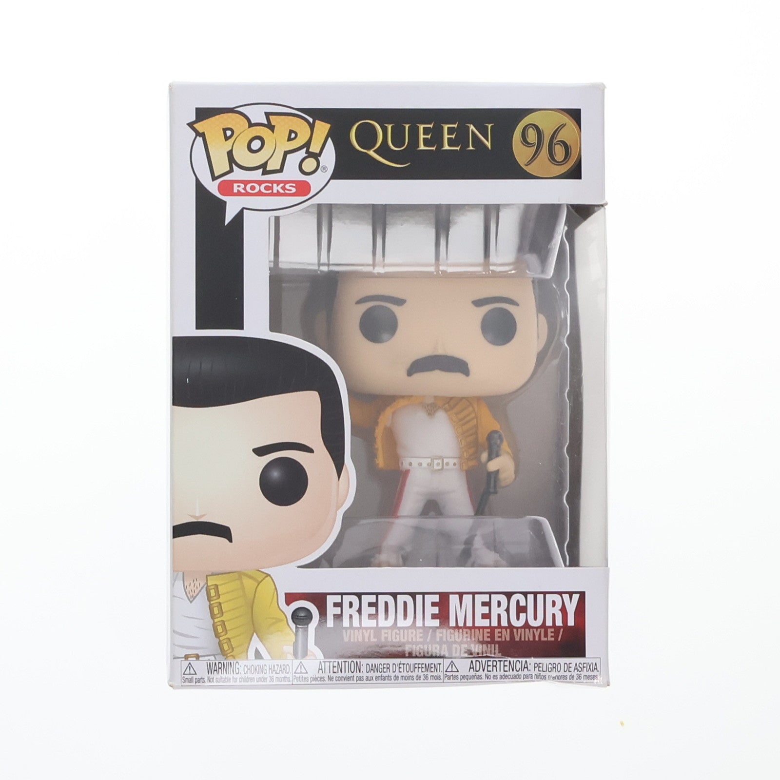 【中古即納】[FIG] POP! Rocks Series #96 Freddie Mercury-フレディ・マーキュリー- QUEEN(クイーン) 完成品 フィギュア FUNKO(ファンコ)(20190102)