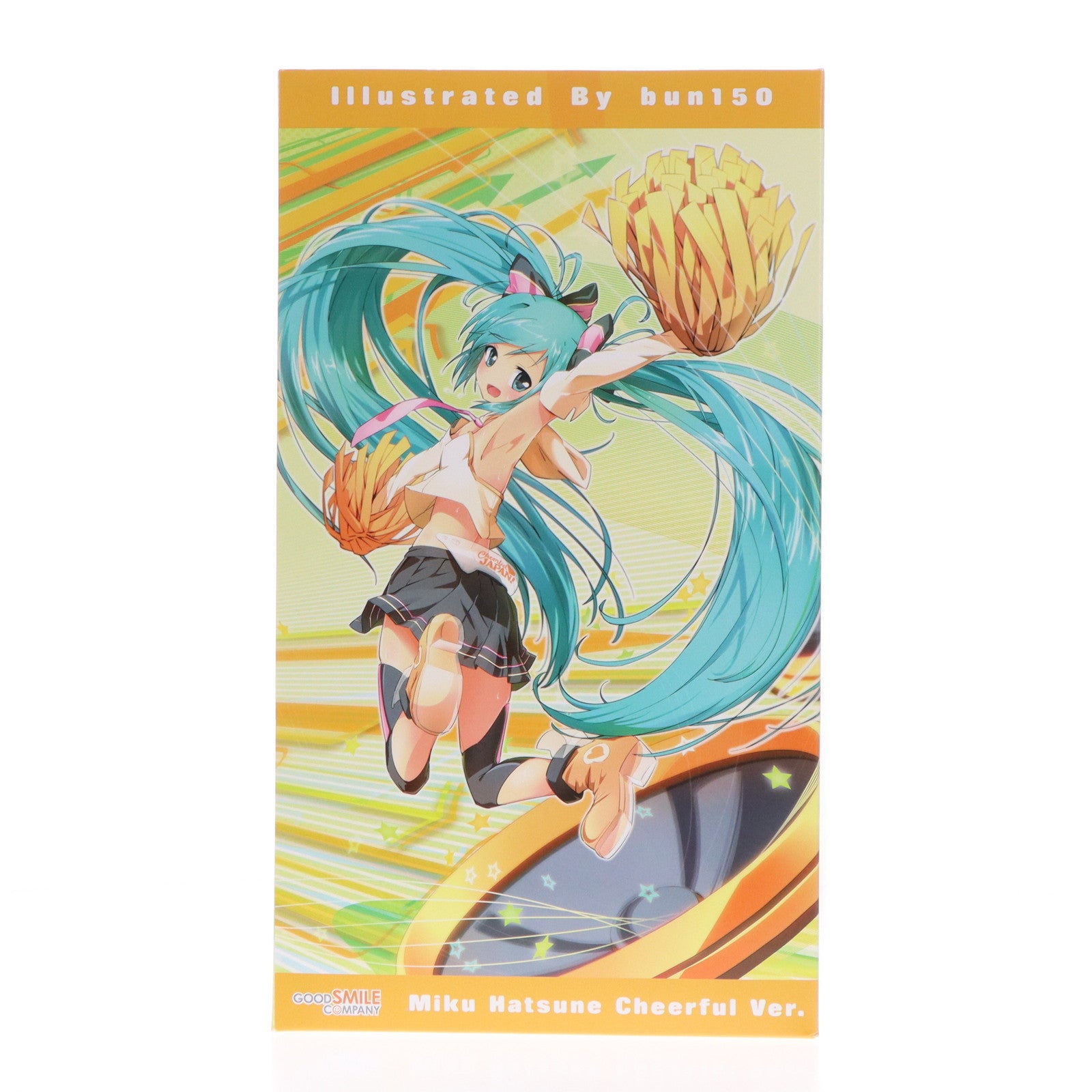【中古即納】[FIG] 初音ミク Cheerful Ver. キャラクター・ボーカル・シリーズ 01 初音ミク 1/8 完成品 フィギュア グッドスマイルカンパニー(20120915)