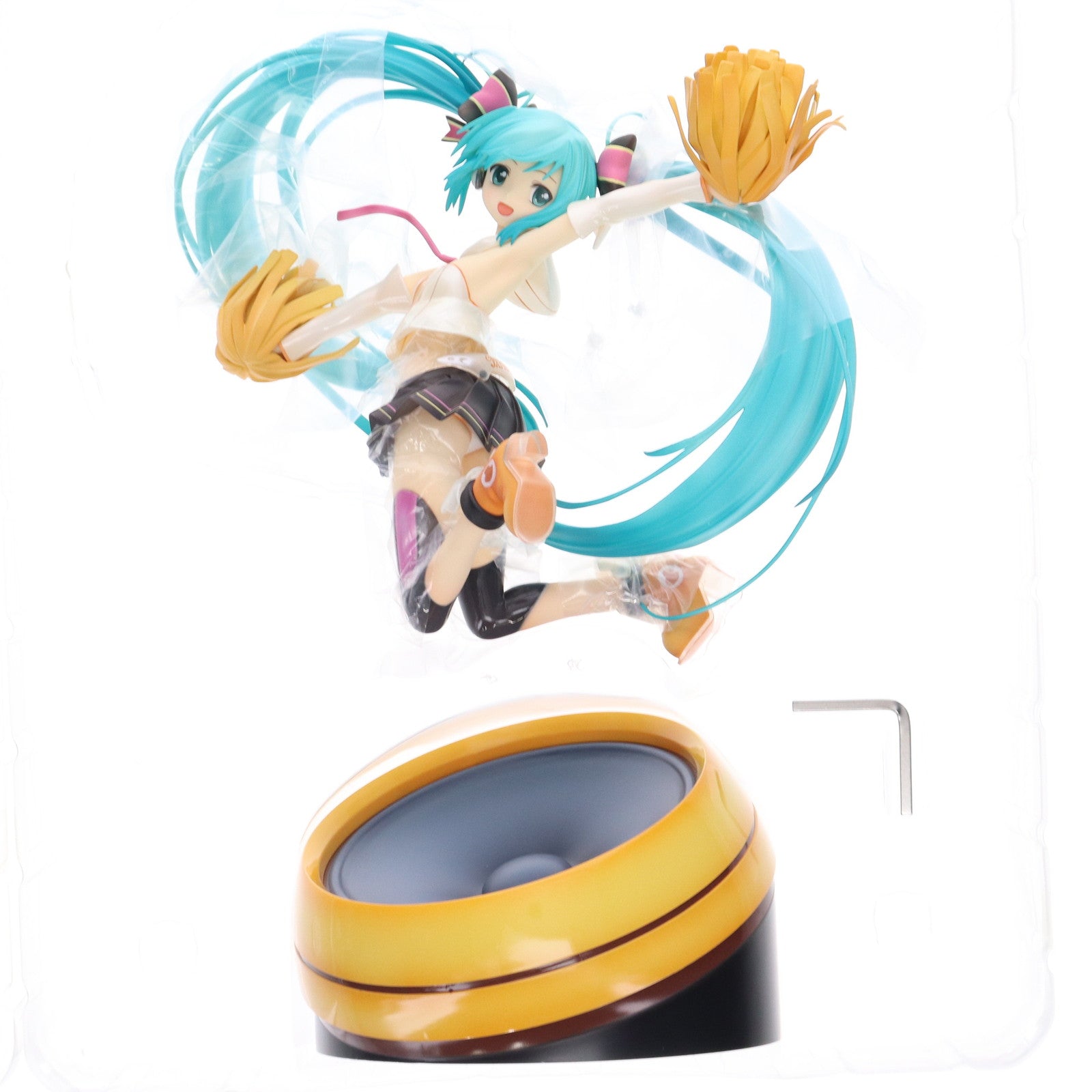 【中古即納】[FIG] 初音ミク Cheerful Ver. キャラクター・ボーカル・シリーズ 01 初音ミク 1/8 完成品 フィギュア グッドスマイルカンパニー(20120915)