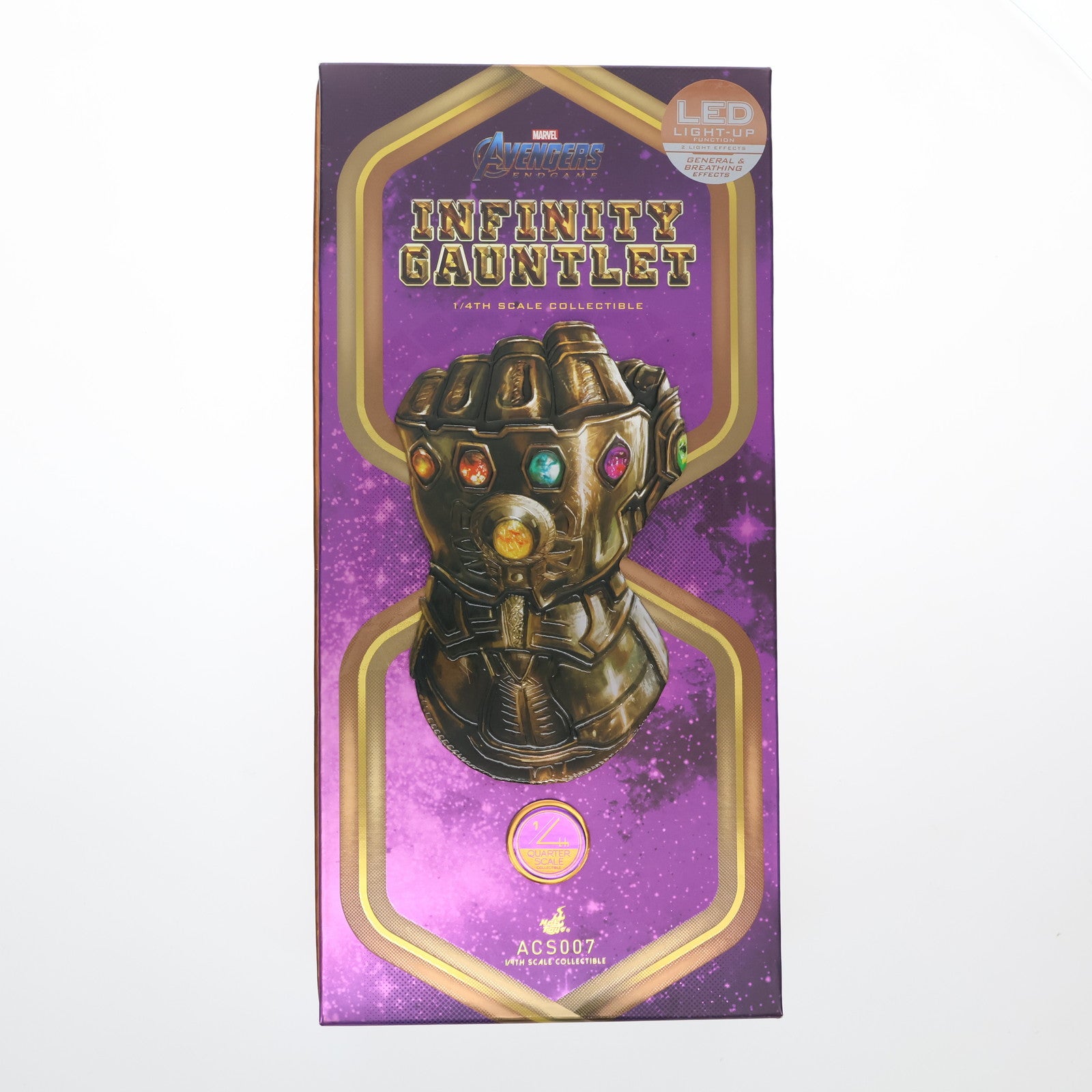 【中古即納】[FIG] トイサピエンス限定 インフィニティ・ガントレット アベンジャーズ/エンドゲーム 1/4 レプリカ 完成品 フィギュア(ACS007) ホットトイズ(20191231)