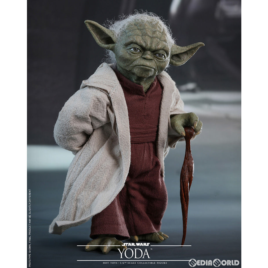 【中古即納】[FIG] ムービー・マスターピース ヨーダ STAR WARS(スター・ウォーズ) エピソード2/クローンの攻撃 1/6 完成品 可動フィギュア(MM#495) ホットトイズ(20190927)