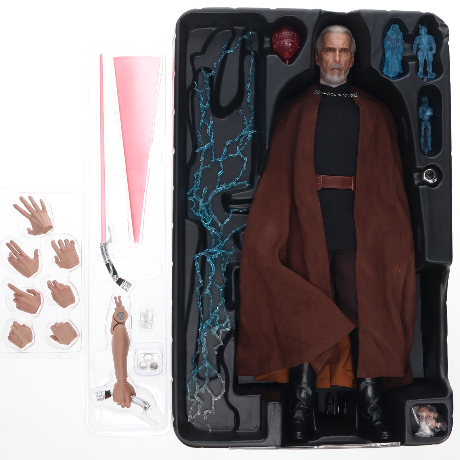 【中古即納】[FIG] ムービー・マスターピース ドゥークー伯爵 STAR WARS(スター・ウォーズ) エピソード2/クローンの攻撃 1/6 完成品 可動フィギュア(MM#496) ホットトイズ(20190927)