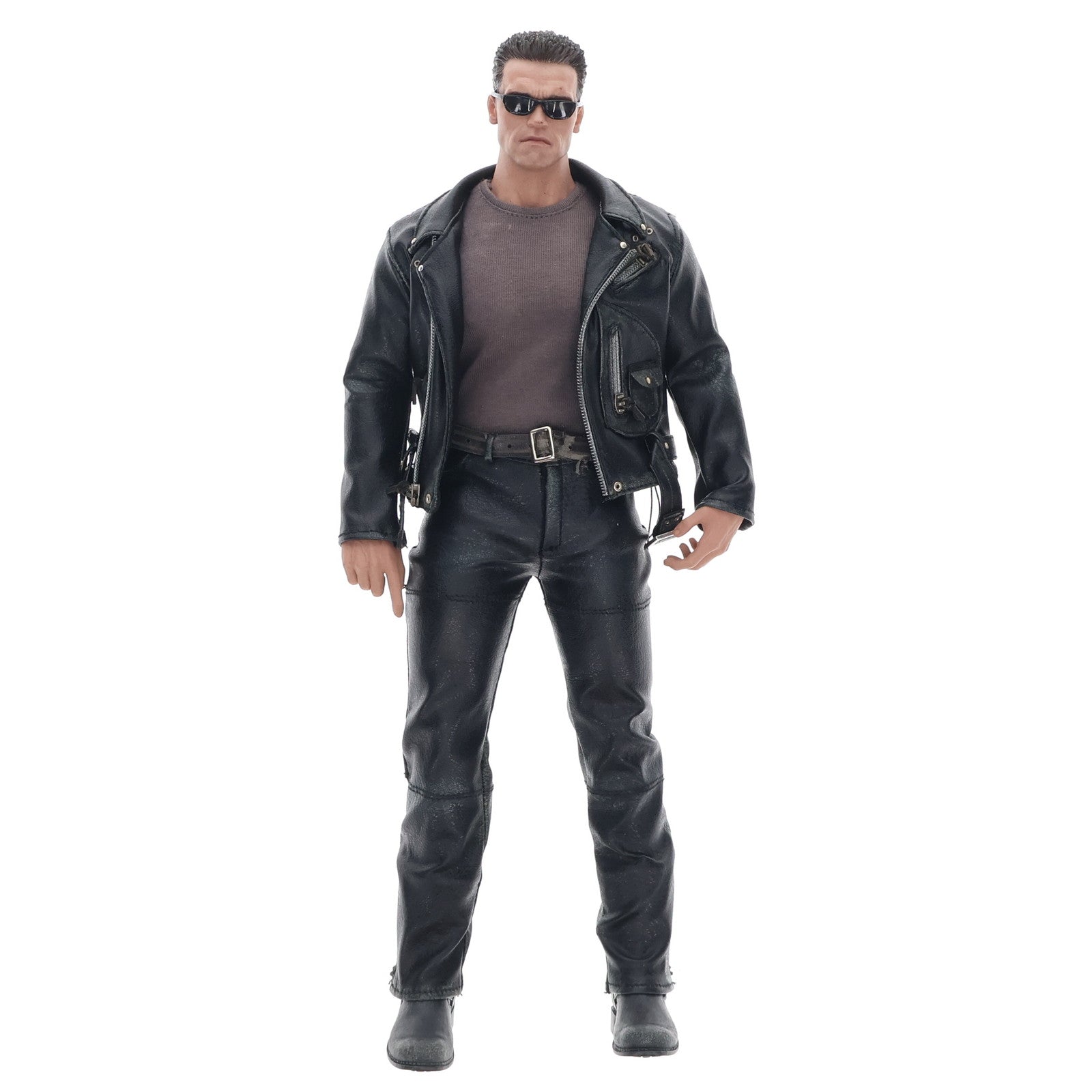 【中古即納】[FIG] ムービー・マスターピース T-800 ターミネーター2 1/6 完成品 可動フィギュア(MM#117) ホットトイズ(20100528)