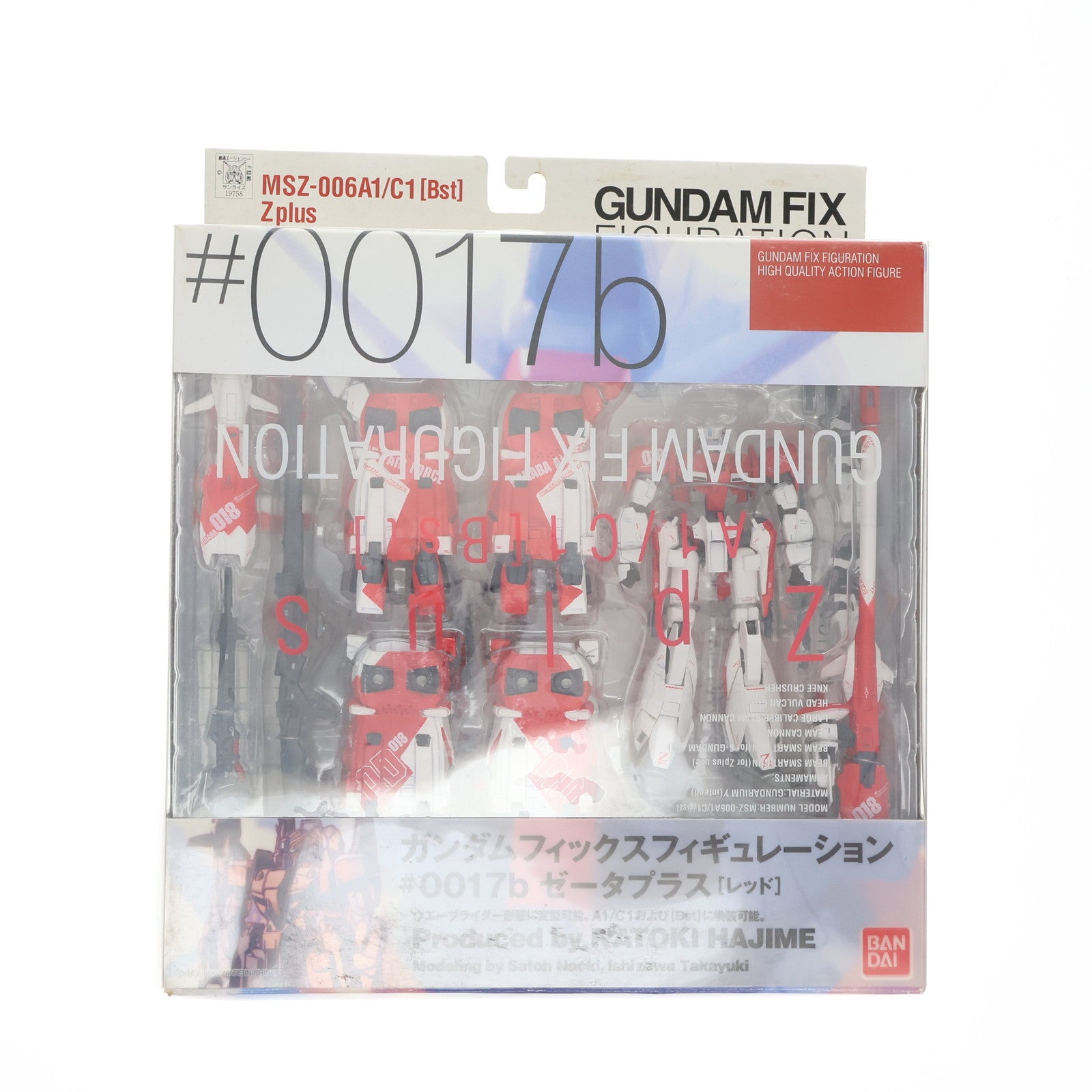 【中古即納】[FIG] GUNDAM FIX FIGURATION #0017-b Zplus(ゼータプラス) レッド ガンダム・センチネル 完成品 可動フィギュア バンダイ(20030928)