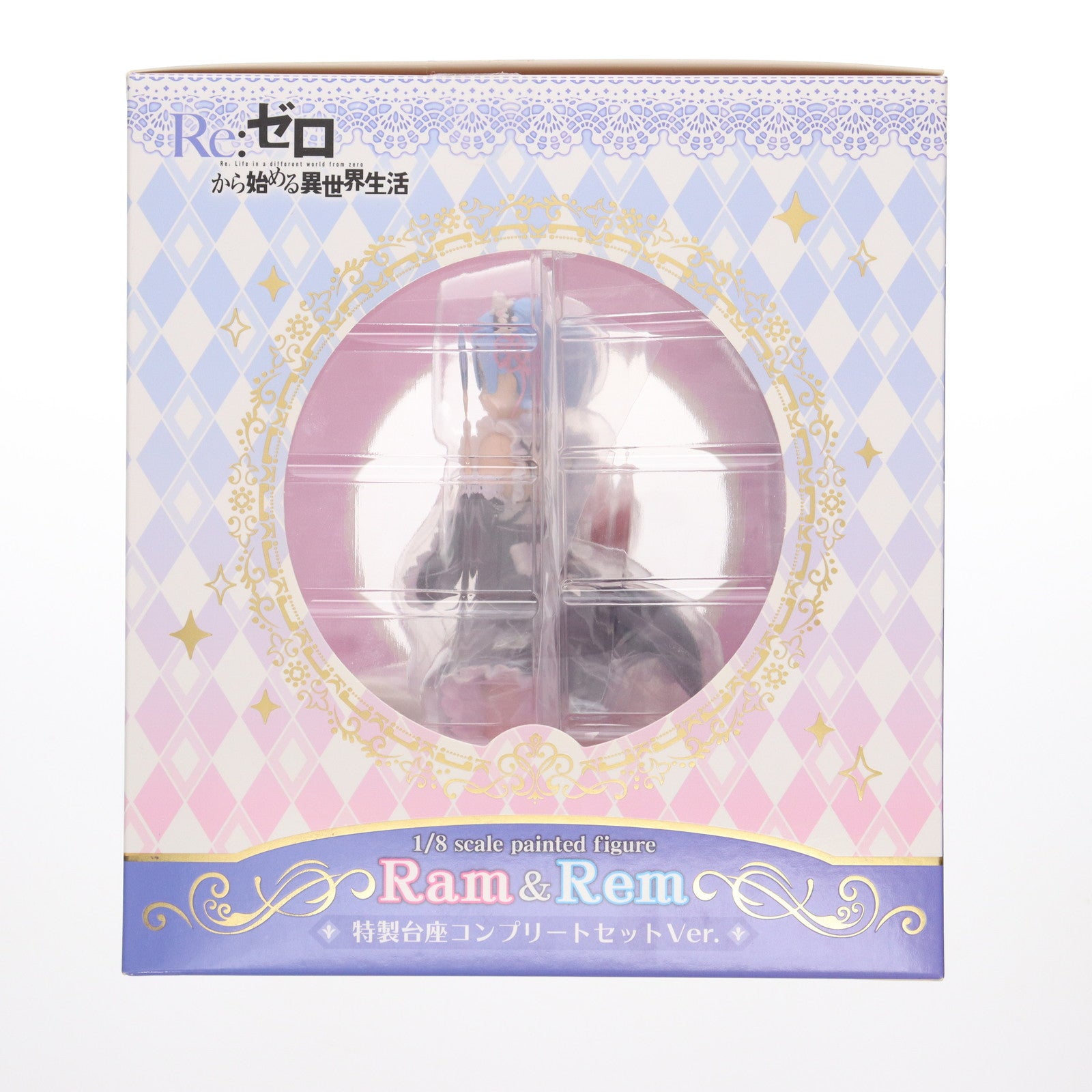 【中古即納】[FIG] ラム&レム 特製台座コンプリートセットVer. Re:ゼロから始める異世界生活 1/8 完成品 フィギュア 一部オンラインショップ限定 リボルブ(20180331)