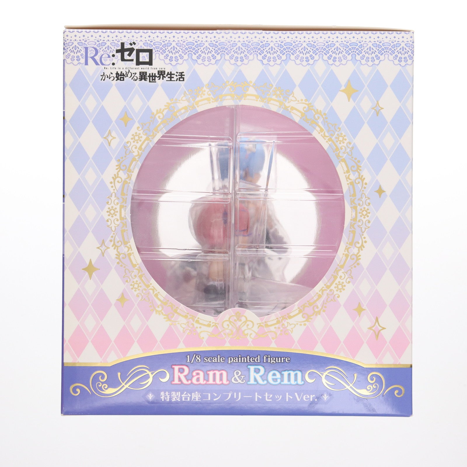 【中古即納】[FIG] ラム&レム 特製台座コンプリートセットVer. Re:ゼロから始める異世界生活 1/8 完成品 フィギュア 一部オンラインショップ限定 リボルブ(20180331)