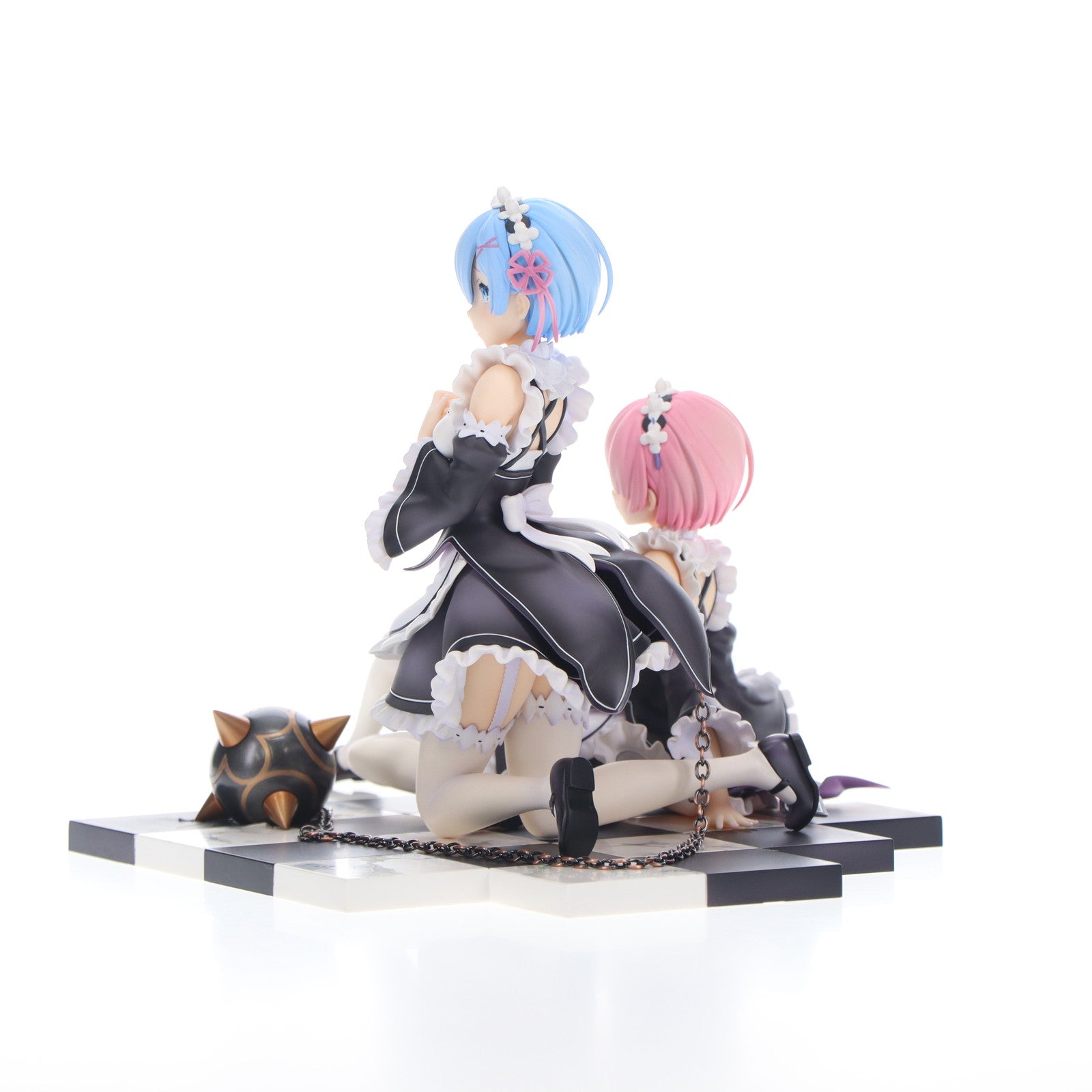 【中古即納】[FIG] ラム&レム 特製台座コンプリートセットVer. Re:ゼロから始める異世界生活 1/8 完成品 フィギュア 一部オンラインショップ限定 リボルブ(20180331)