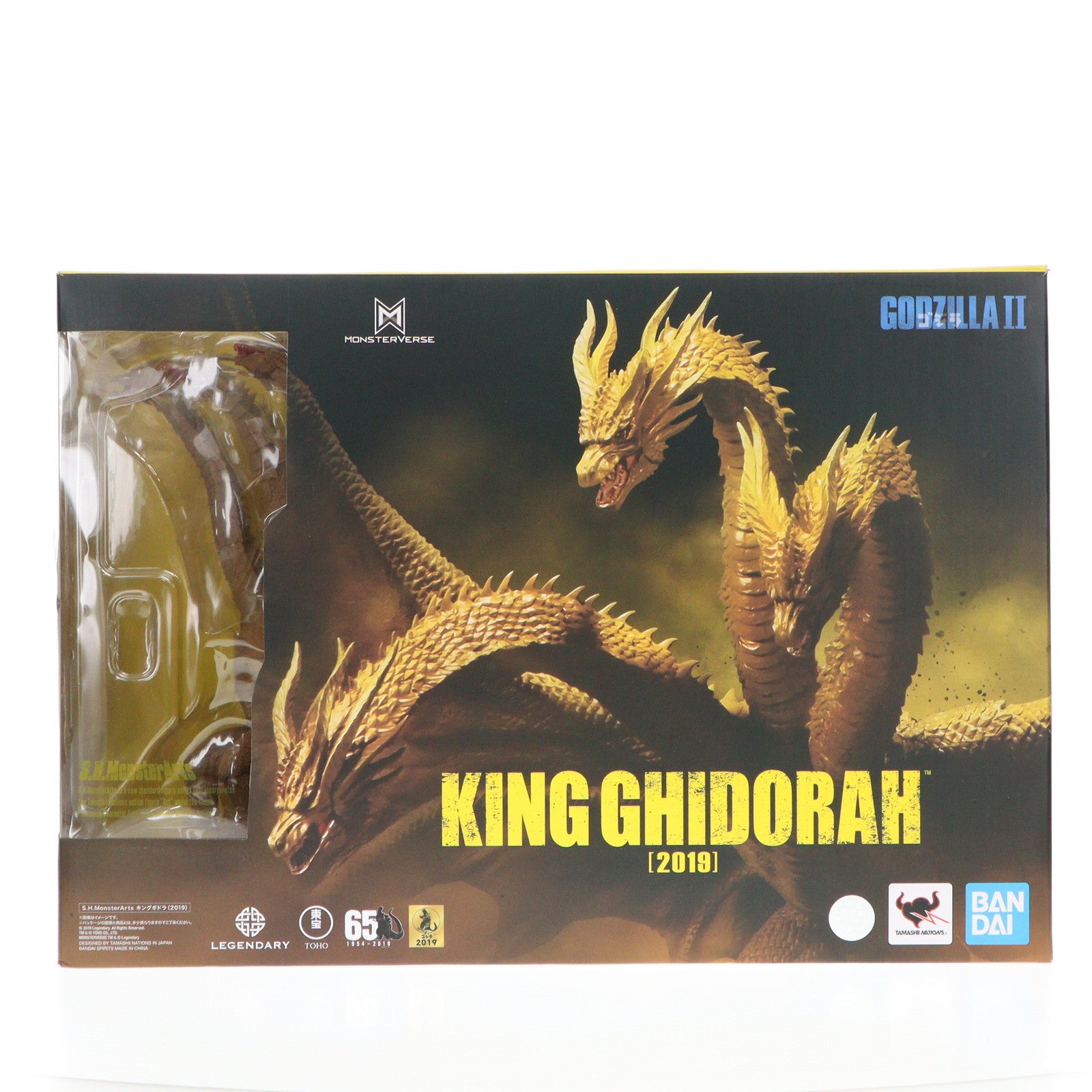 【中古即納】[FIG] S.H.MonsterArts(モンスターアーツ) キングギドラ(2019) ゴジラ キング・オブ・モンスターズ 完成品 可動フィギュア バンダイスピリッツ(20190629)