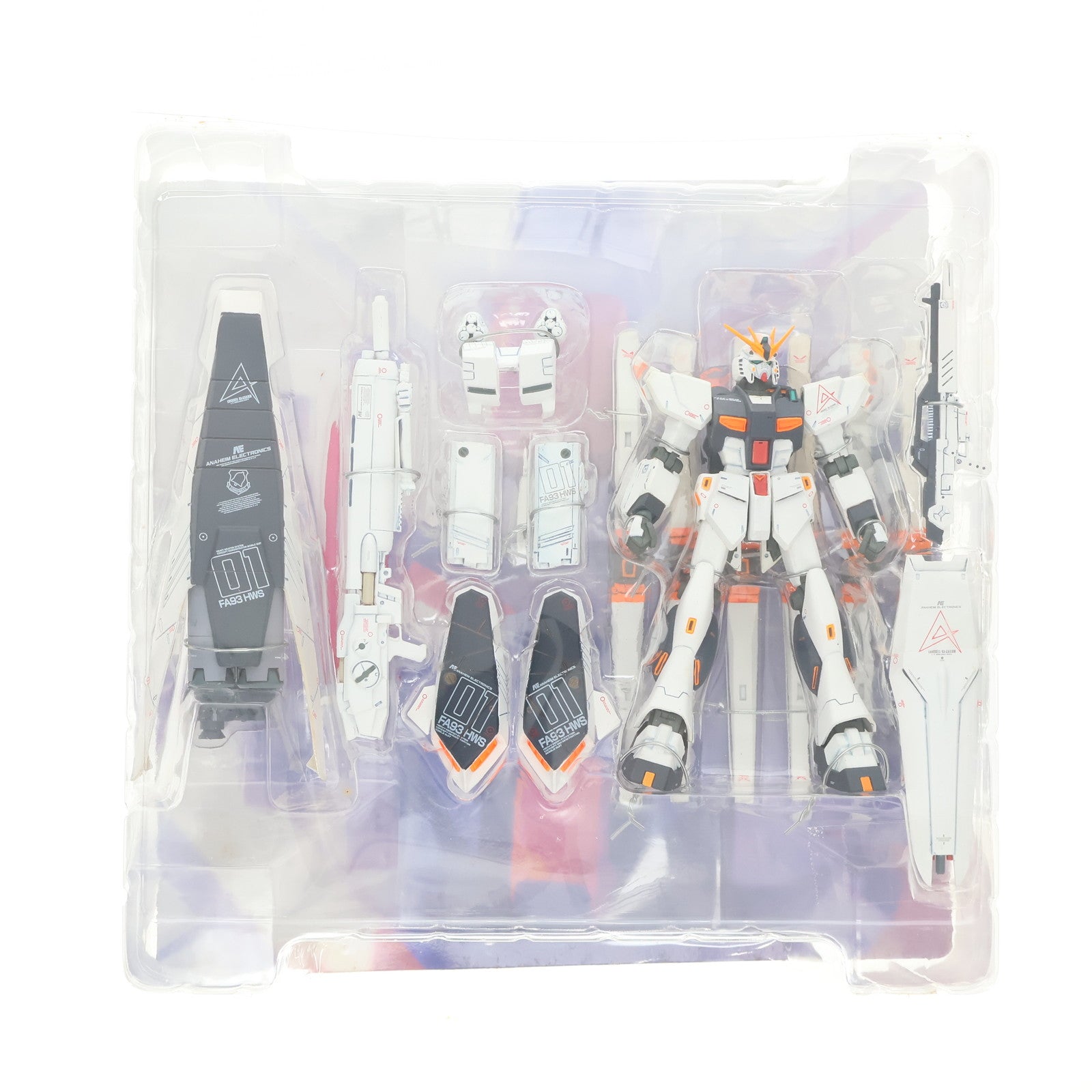 【中古即納】[FIG] GUNDAM FIX FIGURATION #0009 νガンダム+HWS(ヘビーウェポンシステム) 機動戦士ガンダム 逆襲のシャア 完成品 可動フィギュア バンダイ(20020727)