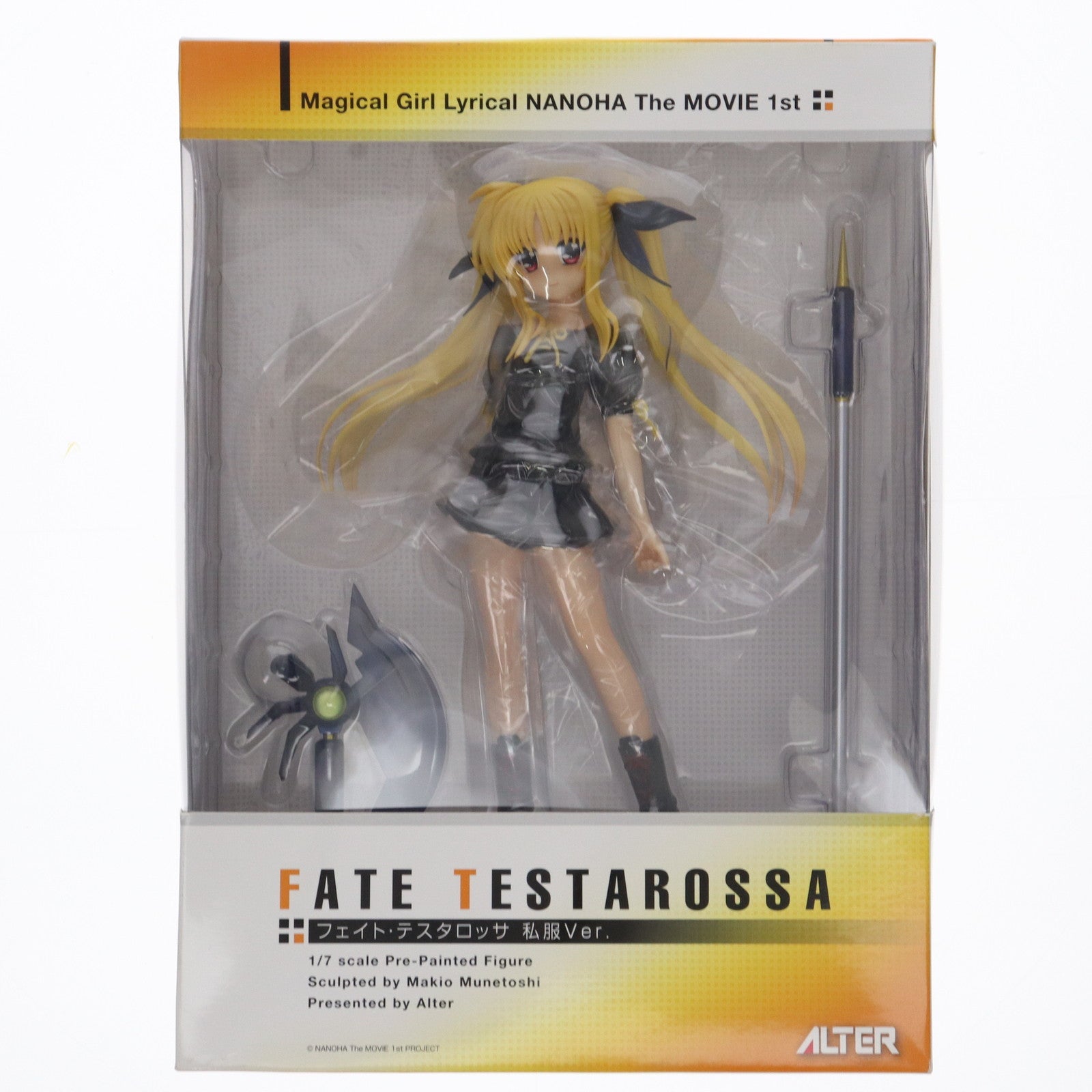 【中古即納】[FIG] フェイト・テスタロッサ 私服Ver. 魔法少女リリカルなのは The MOVIE 1st 1/7 完成品 フィギュア アルター(20110205)