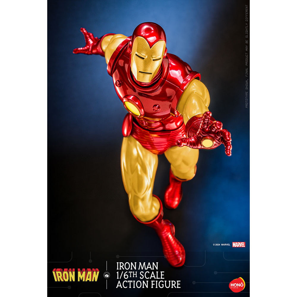 【中古即納】[FIG] 炎スタジオ アイアンマン マーベル・コミック 1/6 完成品 可動フィギュア(HS#005) ホットトイズ(20250531)