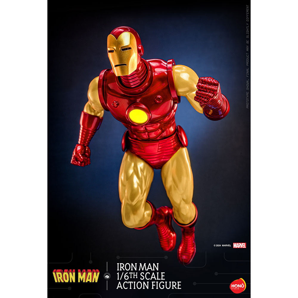 【中古即納】[FIG] 炎スタジオ アイアンマン マーベル・コミック 1/6 完成品 可動フィギュア(HS#005) ホットトイズ(20250531)