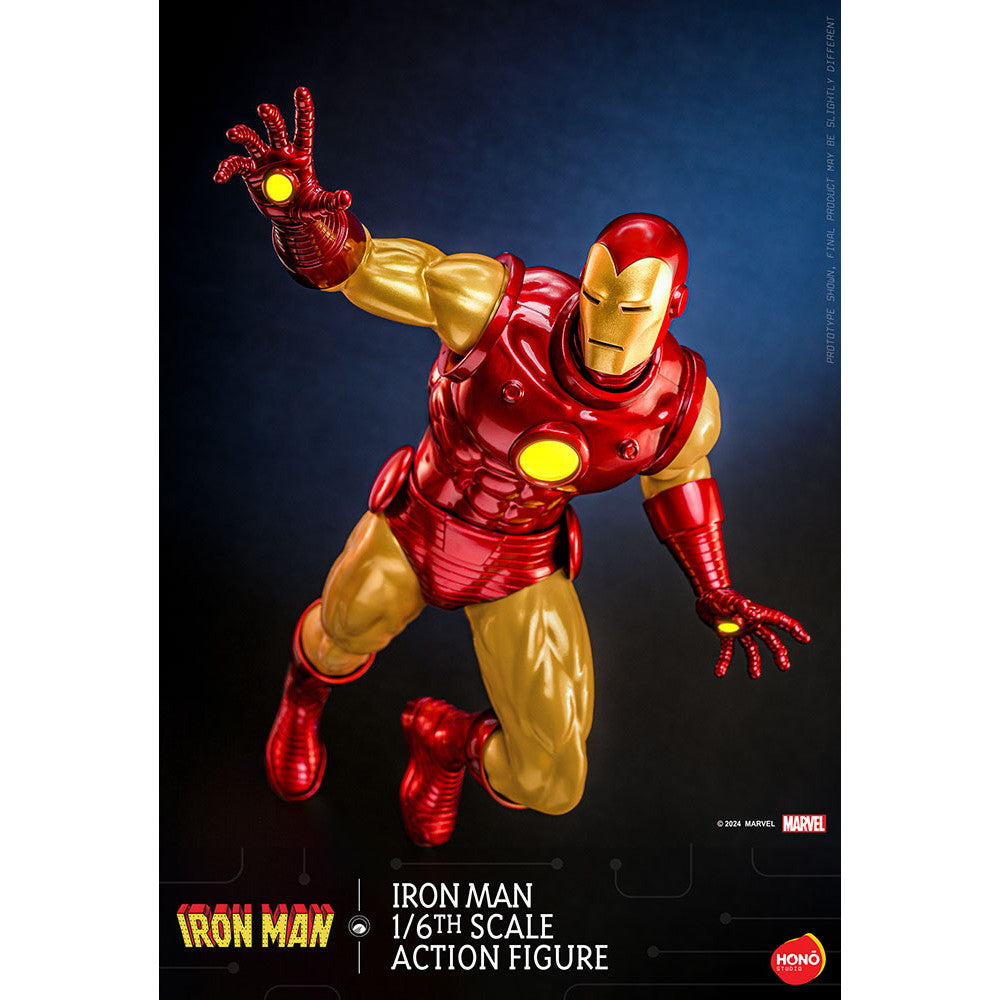【中古即納】[FIG] 炎スタジオ アイアンマン マーベル・コミック 1/6 完成品 可動フィギュア(HS#005) ホットトイズ(20250531)
