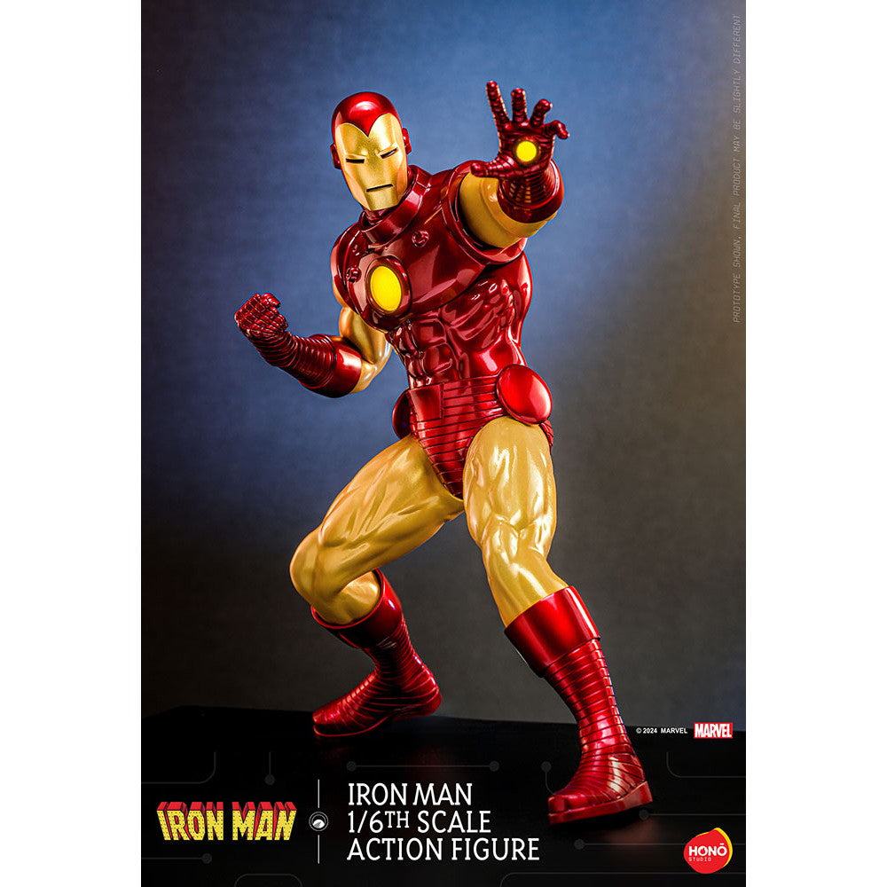 【中古即納】[FIG] 炎スタジオ アイアンマン マーベル・コミック 1/6 完成品 可動フィギュア(HS#005) ホットトイズ(20250531)