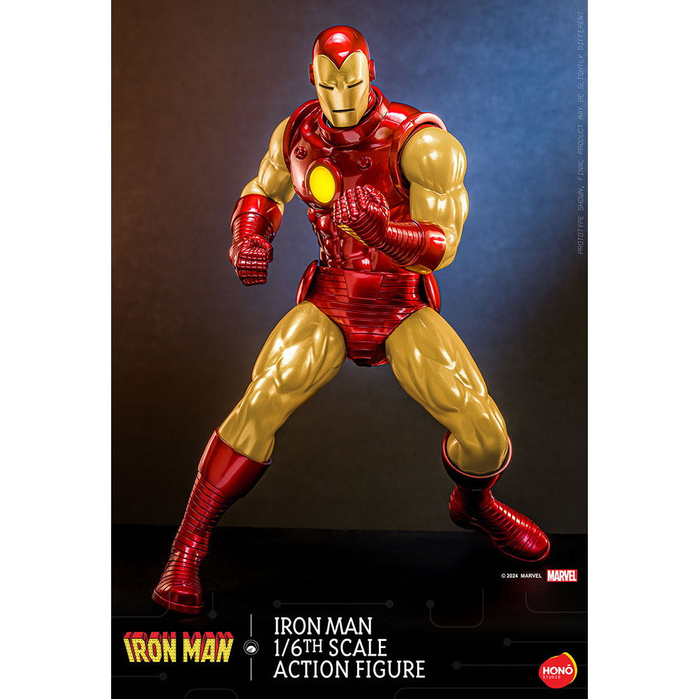 【中古即納】[FIG] 炎スタジオ アイアンマン マーベル・コミック 1/6 完成品 可動フィギュア(HS#005) ホットトイズ(20250531)