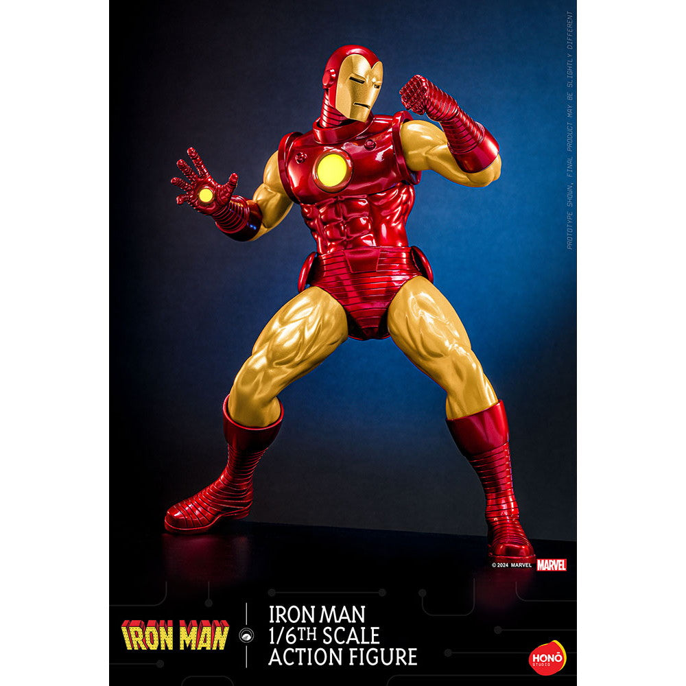 【中古即納】[FIG] 炎スタジオ アイアンマン マーベル・コミック 1/6 完成品 可動フィギュア(HS#005) ホットトイズ(20250531)