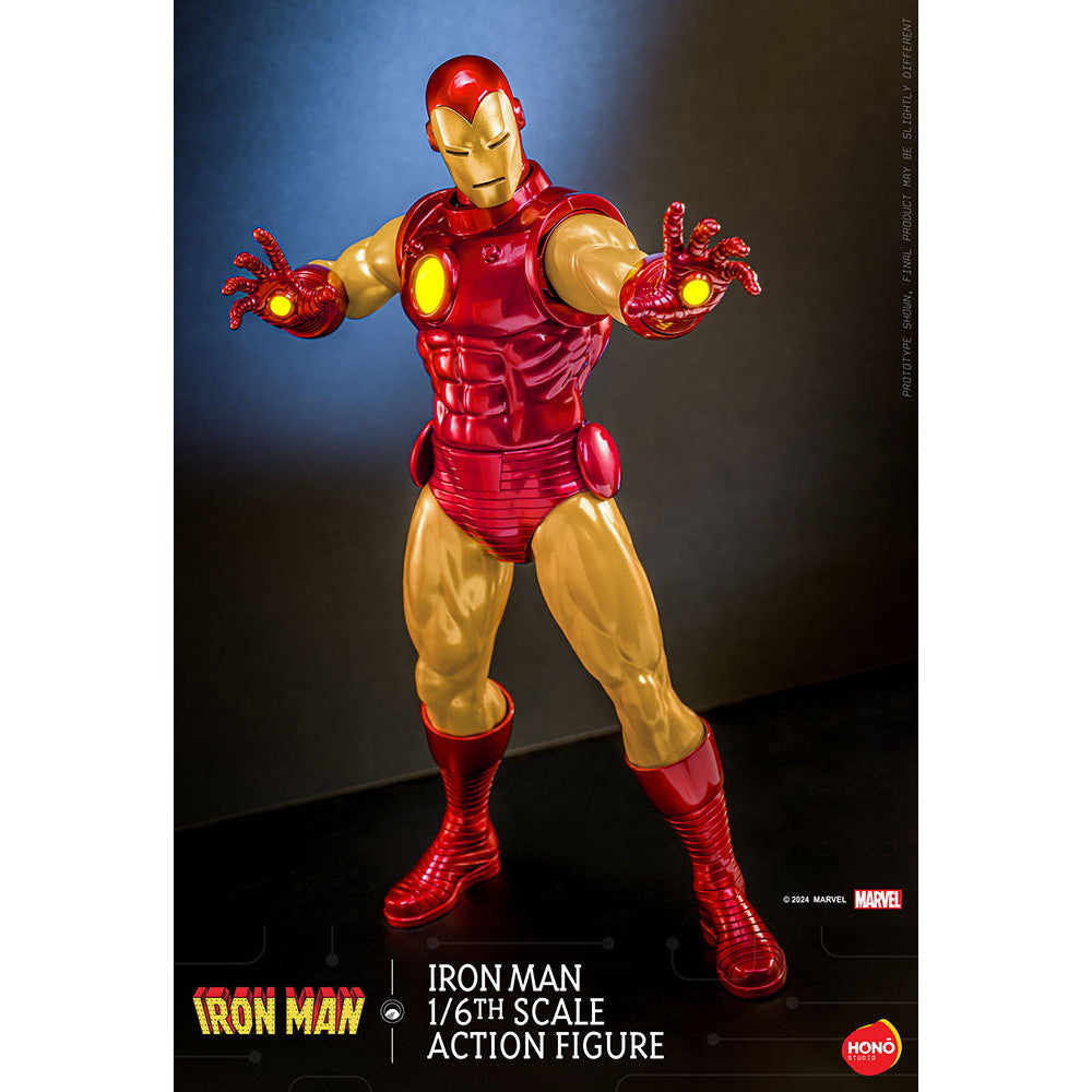 【中古即納】[FIG] 炎スタジオ アイアンマン マーベル・コミック 1/6 完成品 可動フィギュア(HS#005) ホットトイズ(20250531)