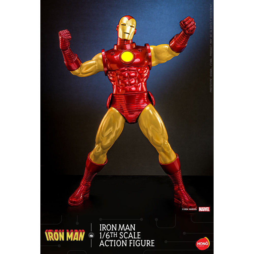 【中古即納】[FIG] 炎スタジオ アイアンマン マーベル・コミック 1/6 完成品 可動フィギュア(HS#005) ホットトイズ(20250531)