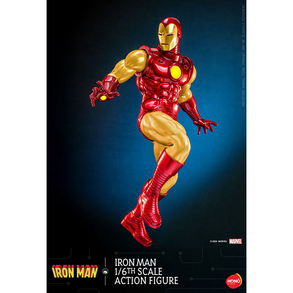 【中古即納】[FIG] 炎スタジオ アイアンマン マーベル・コミック 1/6 完成品 可動フィギュア(HS#005) ホットトイズ(20250531)