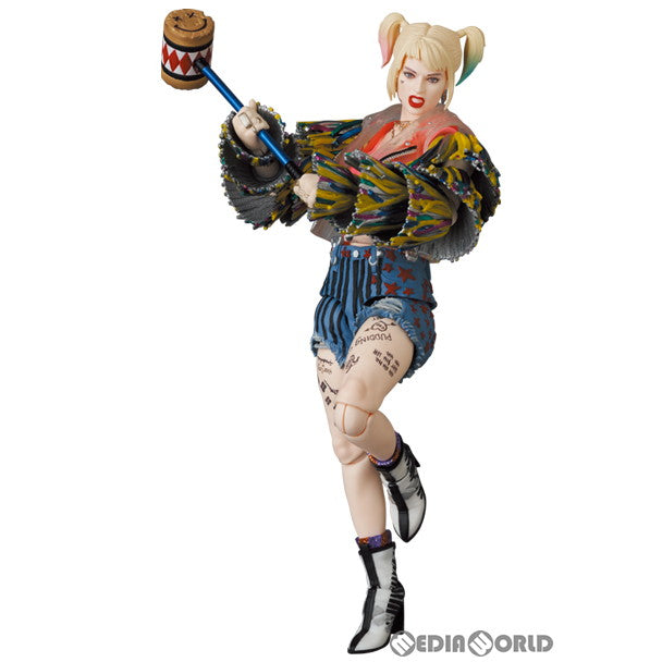 【中古即納】[FIG] マフェックス No.159 MAFEX HARLEY QUINN(Caution Tape Jacket Ver.) ハーレイ・クインの華麗なる覚醒 BIRDS OF PREY 完成品 可動フィギュア メディコム・トイ(20230201)