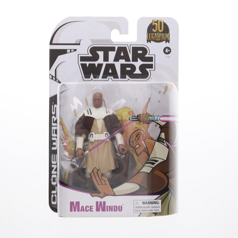 【中古即納】[FIG] ウォルマート限定 スター・ウォーズ BLACKシリーズ メイス・ウィンドゥ STAR WARS クローン大戦 ルーカスフィルム 50周年記念 完成品 6インチ アクションフィギュア ハズブロ(20211231)