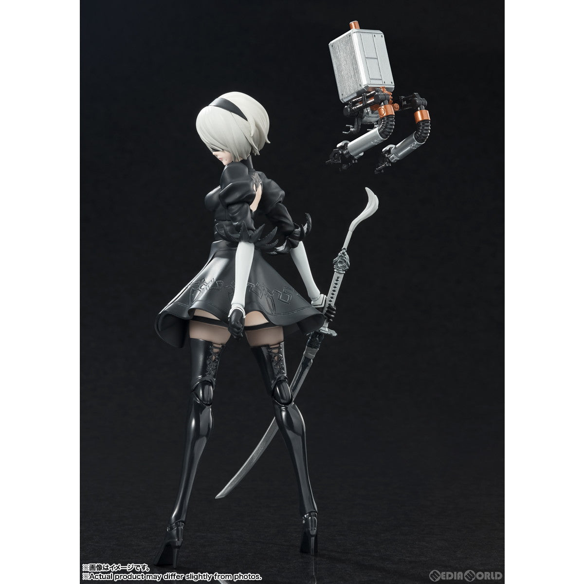 【中古即納】[FIG] S.H.Figuarts(フィギュアーツ) 2B NieR:Automata(ニーア オートマタ) 完成品 可動フィギュア バンダイスピリッツ(20240120)