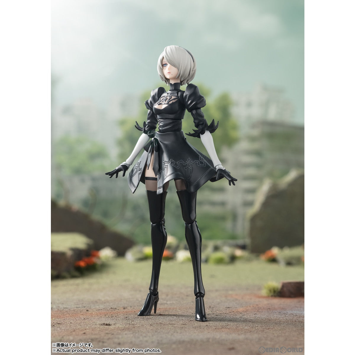 【中古即納】[FIG] S.H.Figuarts(フィギュアーツ) 2B NieR:Automata(ニーア オートマタ) 完成品 可動フィギュア バンダイスピリッツ(20240120)