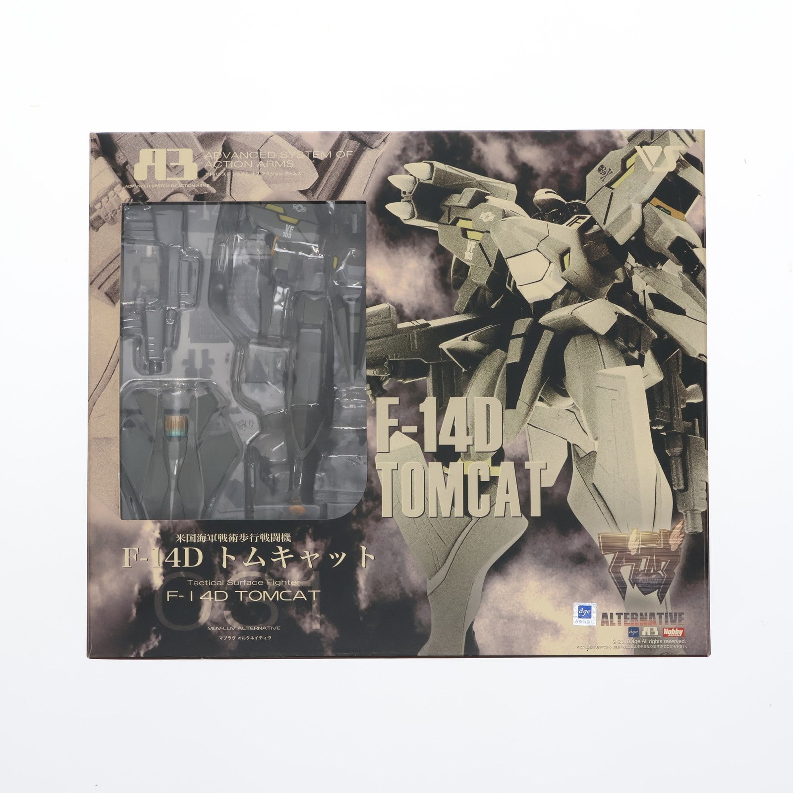 【中古即納】[FIG] A3メカアクションフィギュアシリーズ 米国海軍 戦術歩行戦闘機 F-14D トムキャット マブラヴ オルタネイティヴ 完成品 可動フィギュア ボークスショップ&ホビー天国ウェブ限定 ボークス(20100320)
