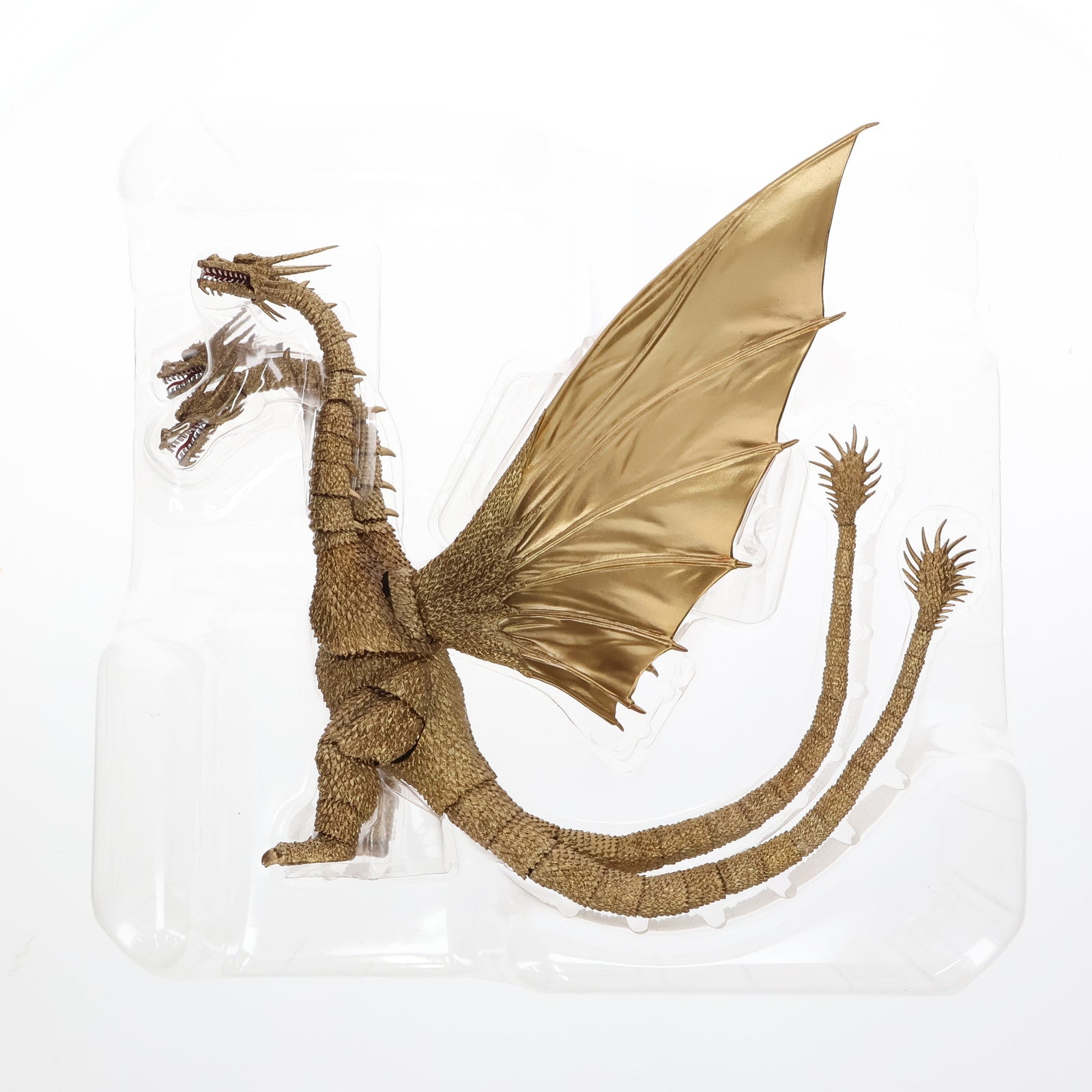 【中古即納】[FIG] S.H.MonsterArts(モンスターアーツ) キングギドラ ゴジラvsキングギドラ 完成品 可動フィギュア バンダイ(20120929)