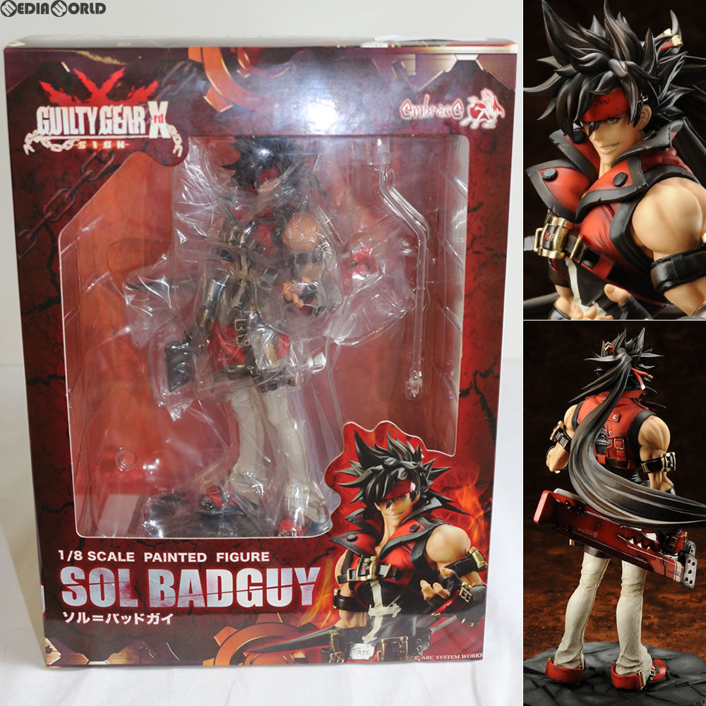 【中古即納】[FIG] ソル=バッドガイ 通常版 GUILTY GEAR Xrd -SIGN-(ギルティギア イグザード サイン) 1/8 完成品 フィギュア エンブレイスジャパン(20150205)