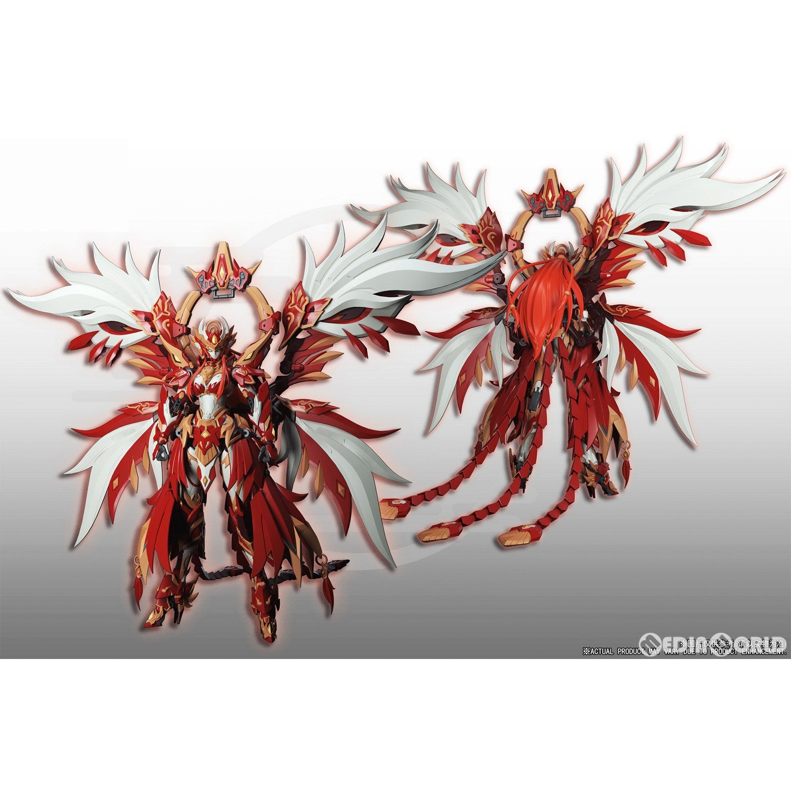 バンダイMGガンダンム　四獣　朱雀 中古即納】[FIG]予約特典付属 CD-03 四聖獣 朱雀 合金可動