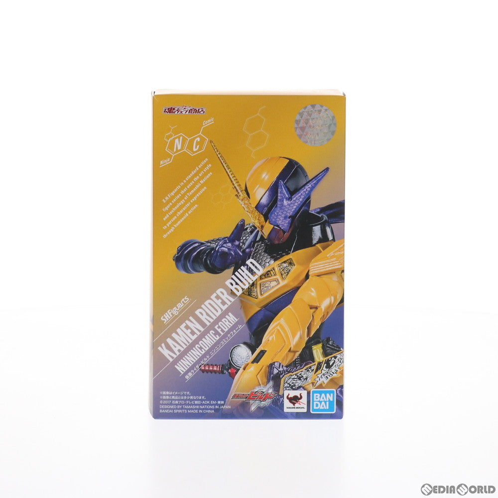 【中古即納】[FIG] 魂ウェブ商店限定 S.H.Figuarts(フィギュアーツ) 仮面ライダービルド ニンニンコミックフォーム 完成品 可動フィギュア バンダイスピリッツ(20210930)