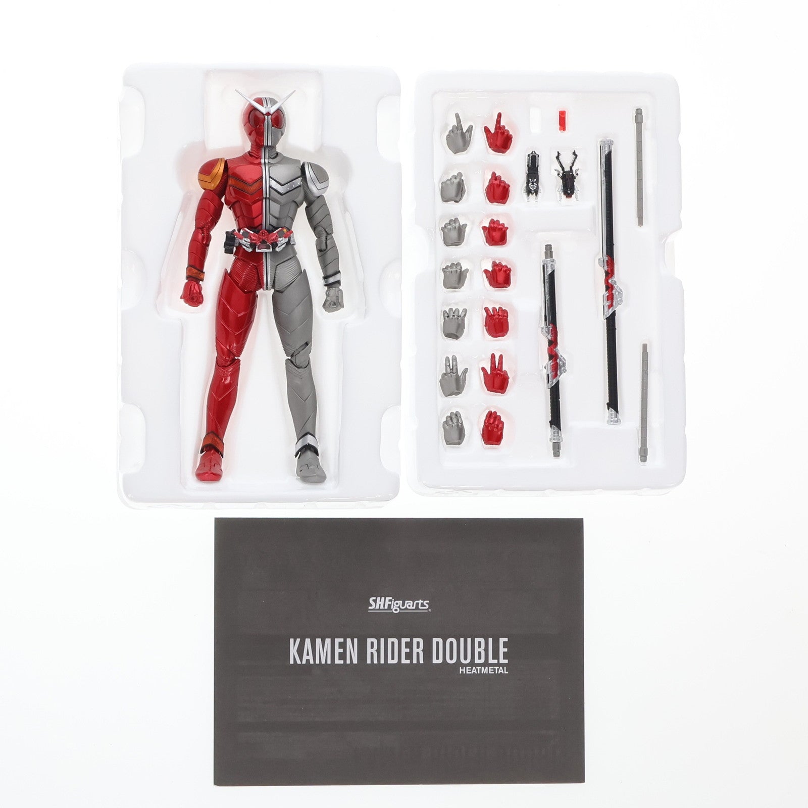 【中古即納】[FIG] 魂ウェブ商店限定 S.H.Figuarts(フィギュアーツ) 真骨彫製法 仮面ライダーW(ダブル) ヒートメタル 完成品 可動フィギュア バンダイスピリッツ(20181231)