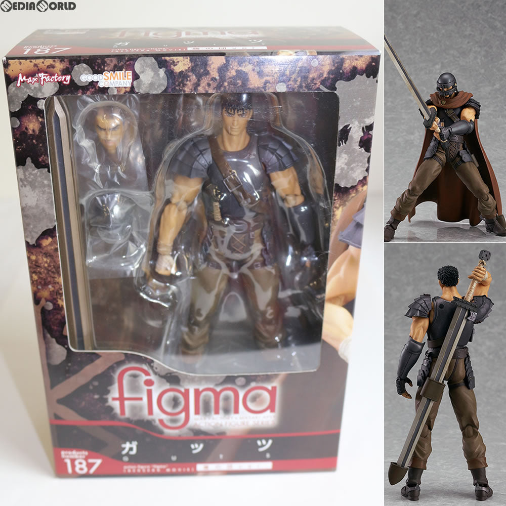 【中古即納】[FIG] figma(フィグマ) 187 ガッツ 鷹の団ver. 映画ベルセルク 完成品 可動フィギュア グッドスマイルカンパニー(20131227)