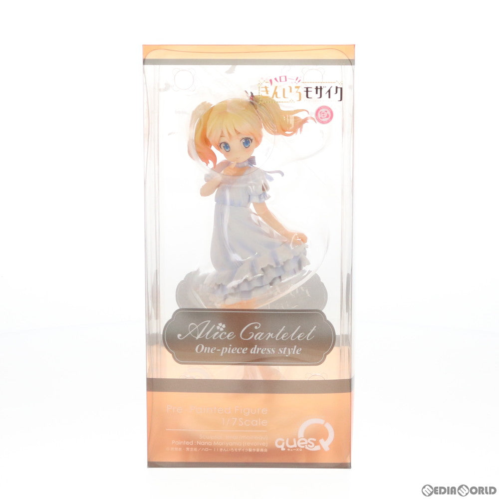 【中古即納】[FIG] アリス・カータレット ワンピースStyle ハロー!!きんいろモザイク 1/7 完成品 フィギュア キューズQ(20161222)