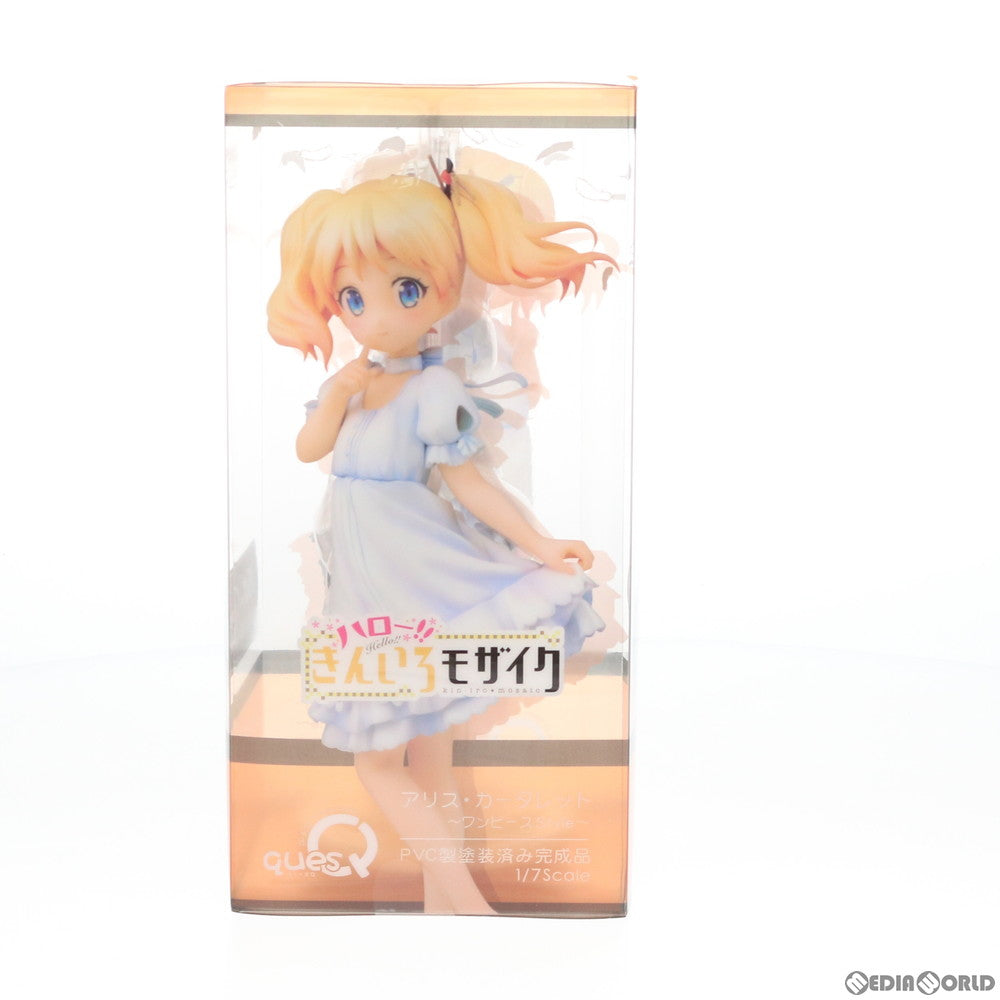 【中古即納】[FIG] アリス・カータレット ワンピースStyle ハロー!!きんいろモザイク 1/7 完成品 フィギュア キューズQ(20161222)