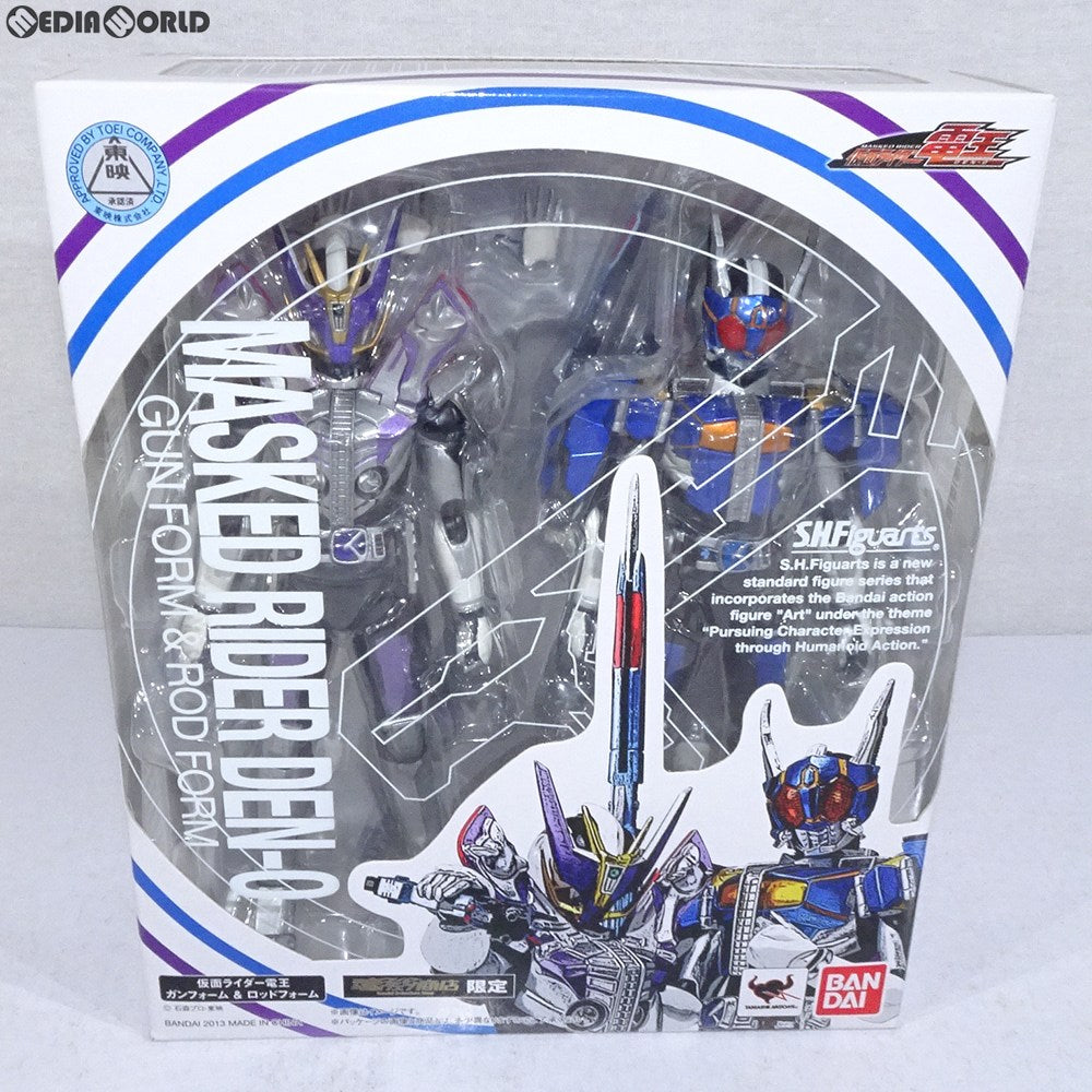【中古即納】[FIG] 魂ウェブ商店限定 S.H.Figuarts(フィギュアーツ) 仮面ライダー電王 ガンフォーム&電王 ロッドフォーム 完成品 可動フィギュア バンダイ(20131122)