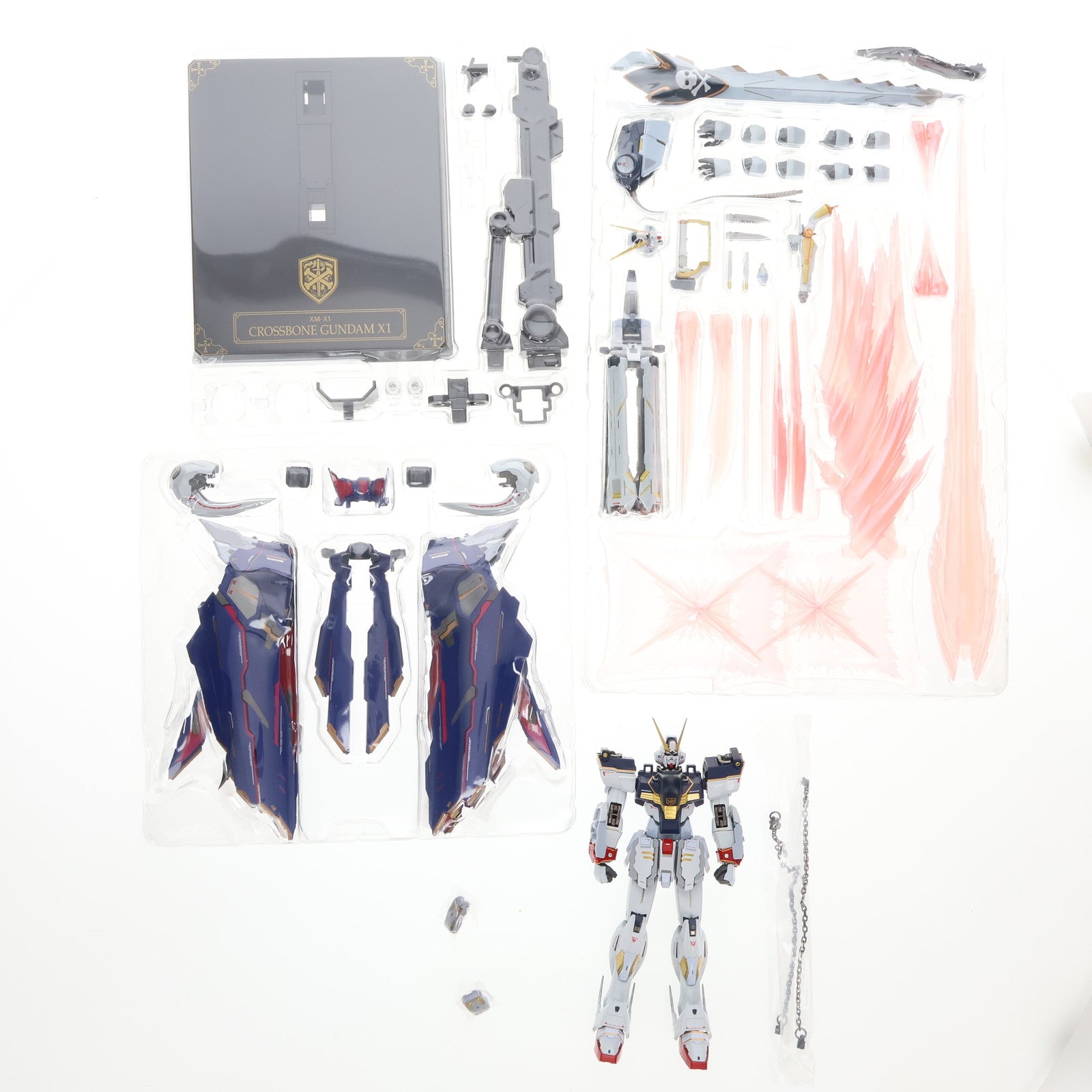 【中古即納】[FIG] 魂ウェブ商店限定 METAL BUILD クロスボーン・ガンダムX1 ハーフクロス(キンケドゥ搭乗仕様) 機動戦士クロスボーン・ガンダム 完成品 可動フィギュア バンダイスピリッツ(20250624)