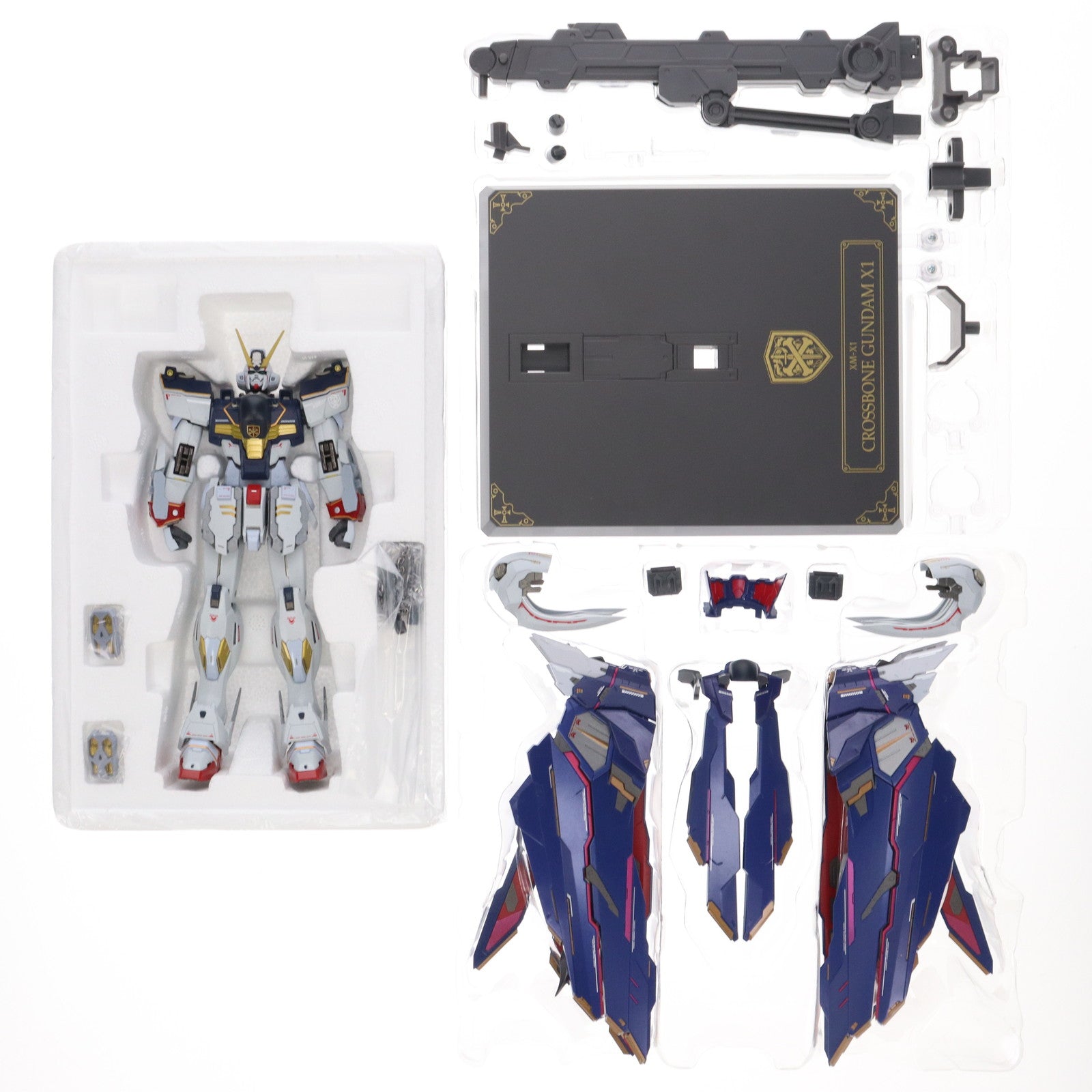 【中古即納】[FIG] 魂ウェブ商店限定 METAL BUILD クロスボーン・ガンダムX1 ハーフクロス(キンケドゥ搭乗仕様) 機動戦士クロスボーン・ガンダム 完成品 可動フィギュア バンダイスピリッツ(20250624)