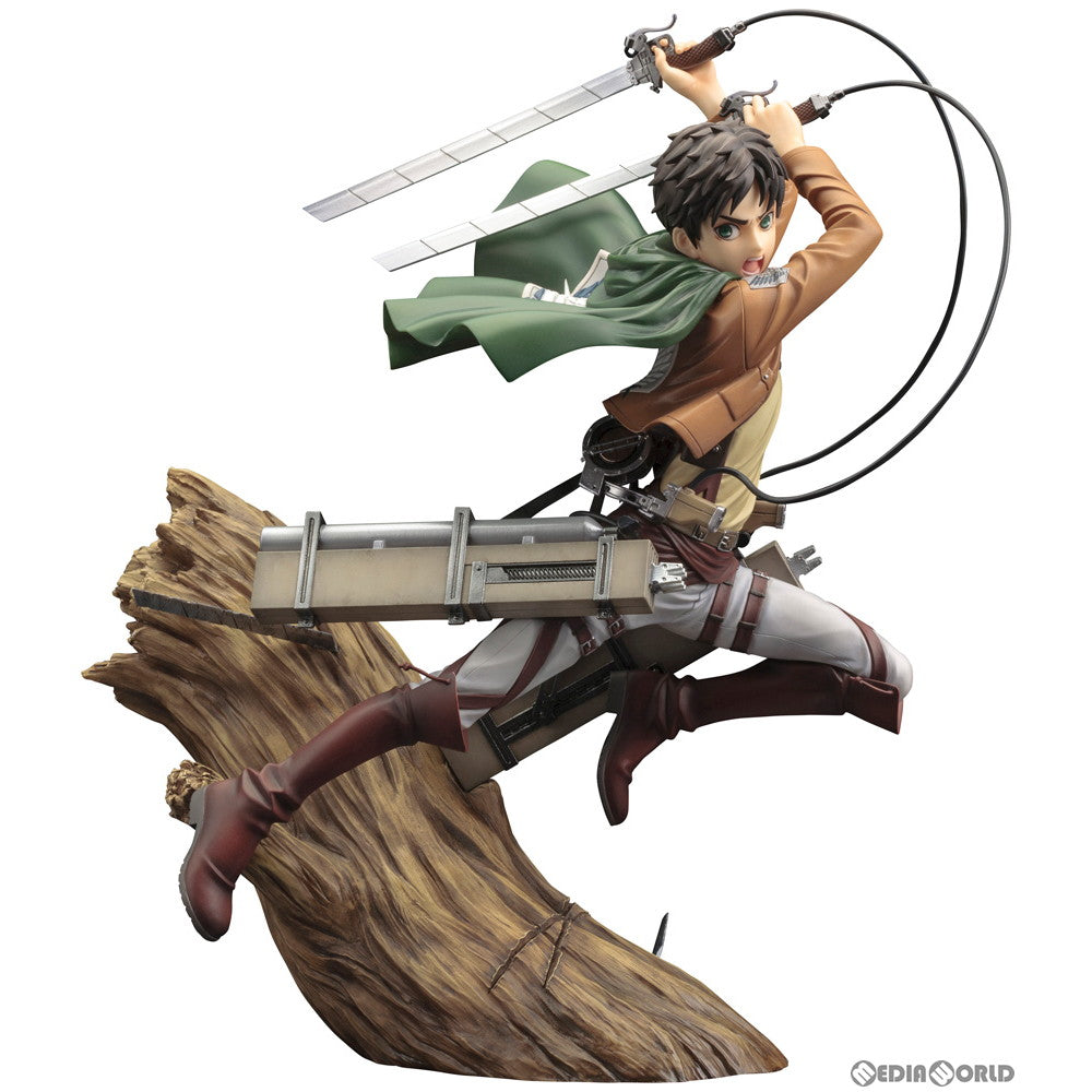 【中古即納】[FIG] ARTFX J エレン・イェーガー リニューアルパッケージver. 進撃の巨人 1/8 完成品 フィギュア(PP960) コトブキヤ(20210826)